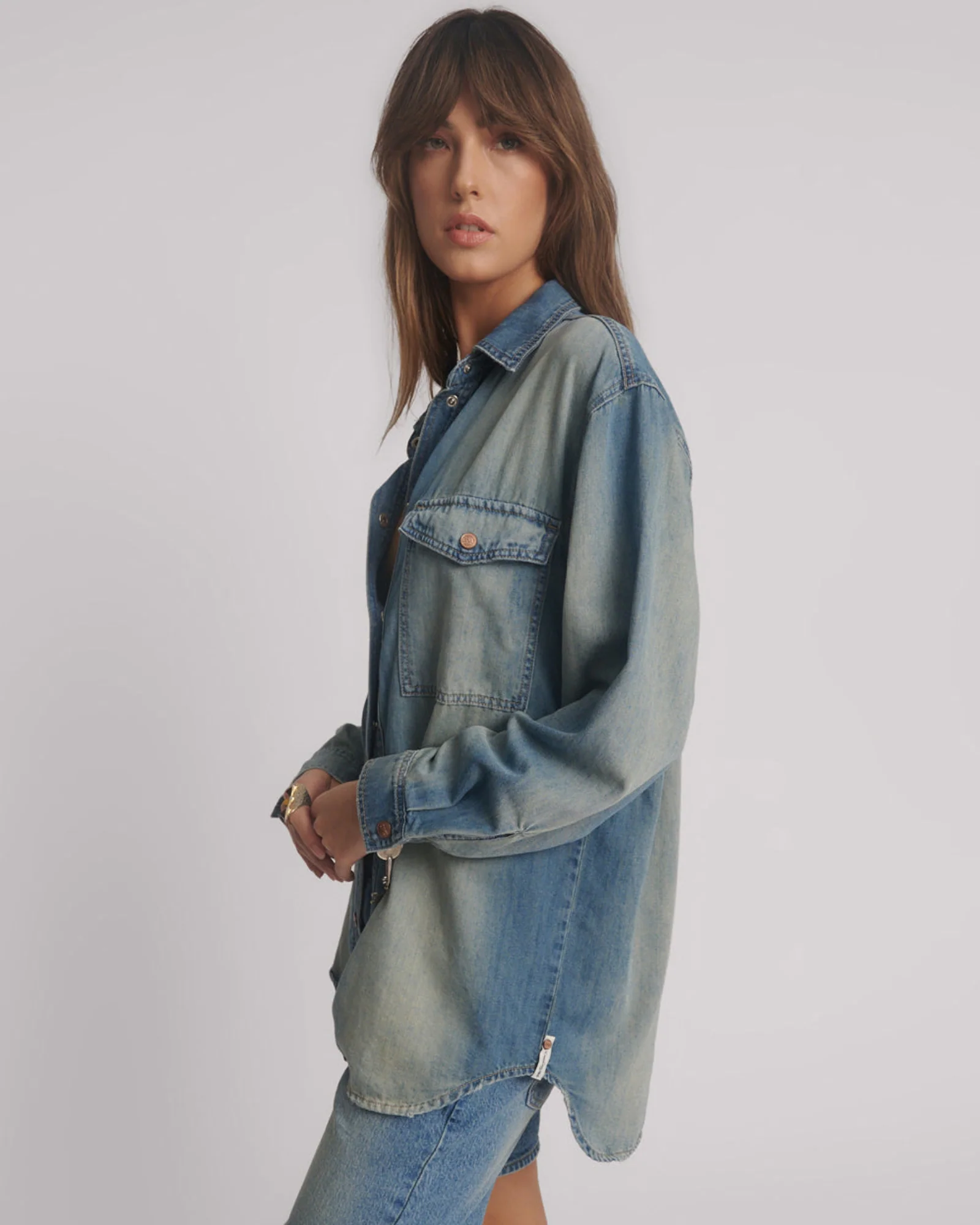 Essential Denim Shirt - Blue Ranch - Image 2
