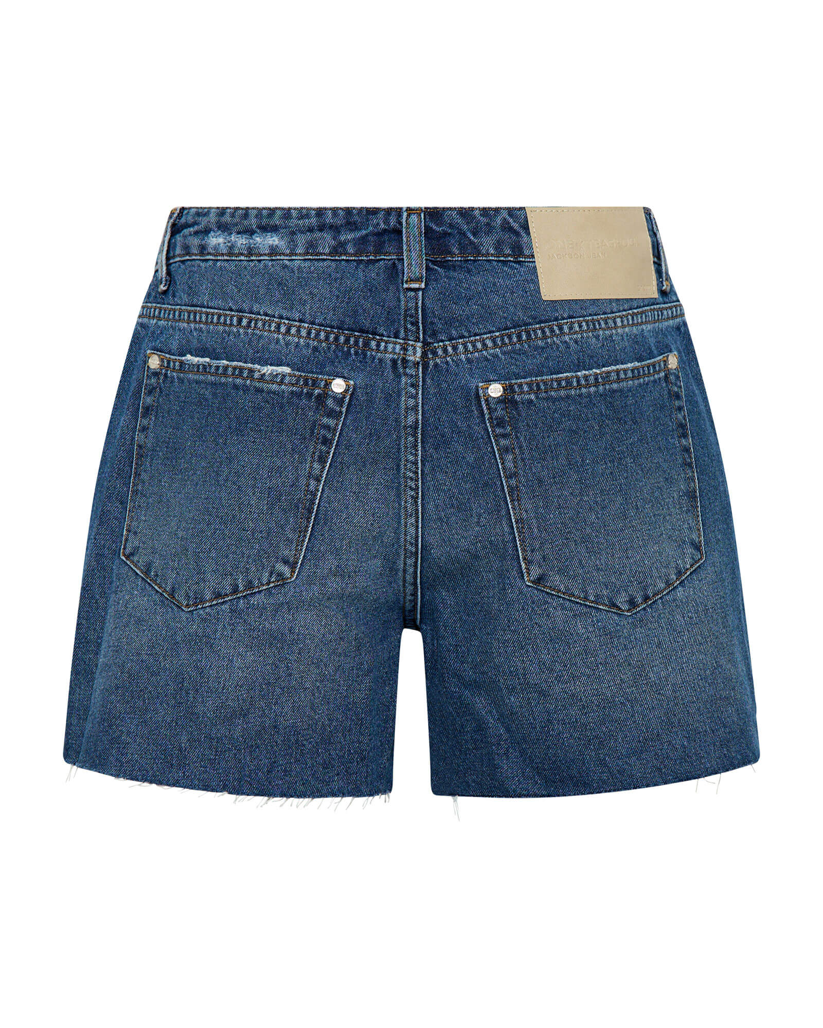 Shakers Low Waist Super Relaxed Denim Shorts - Blue Thunder - Image 9