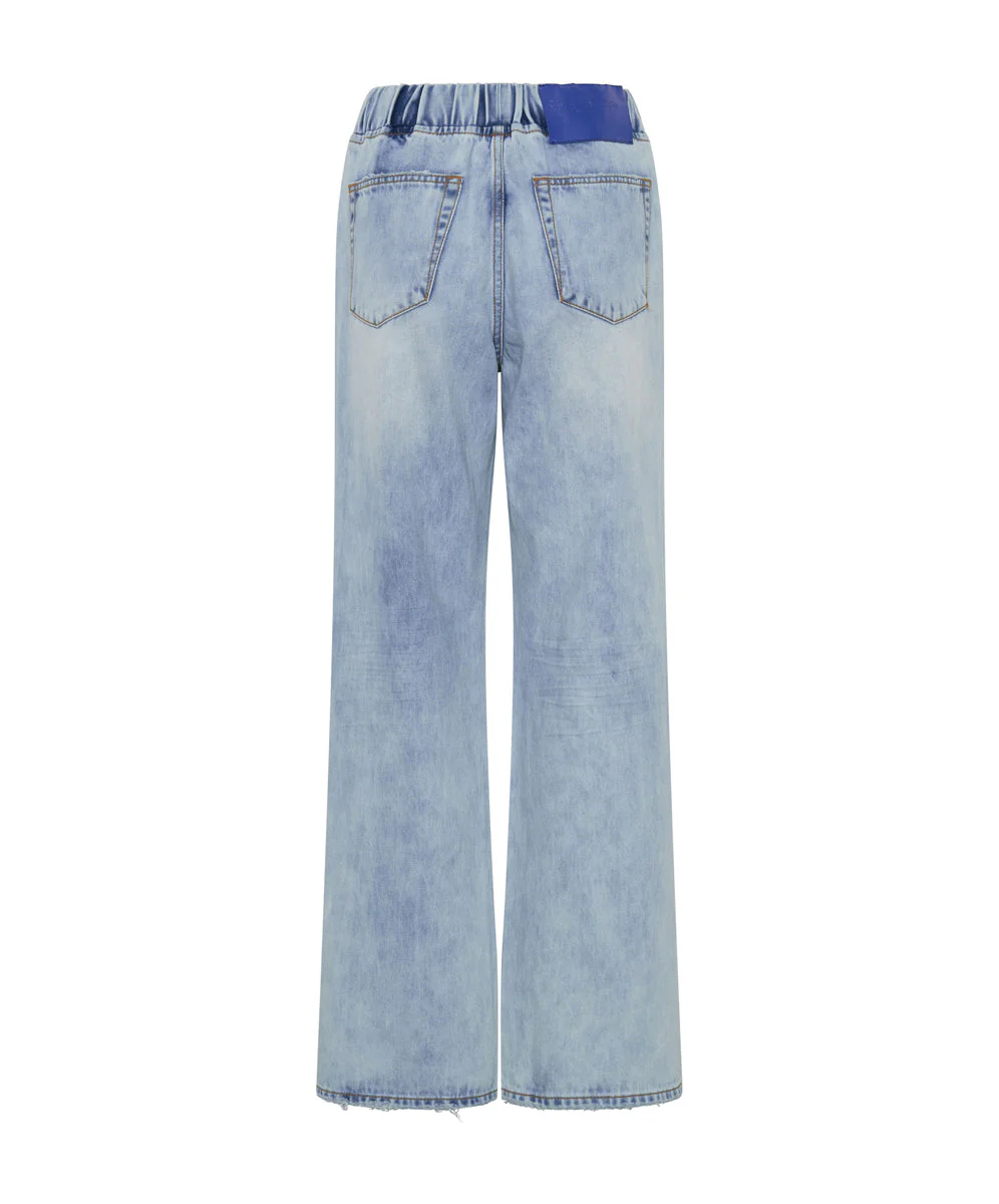 BLUE TORNADO ROADHOUSE WIDE LEG DRAWSTRING JEANS - Image 6