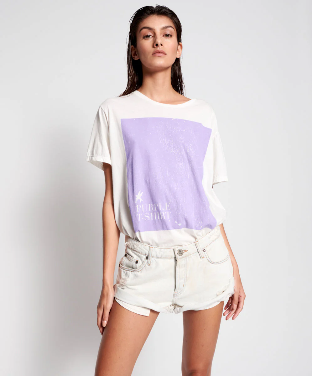 Bandits Low Waist Denim Shorts - Brando White