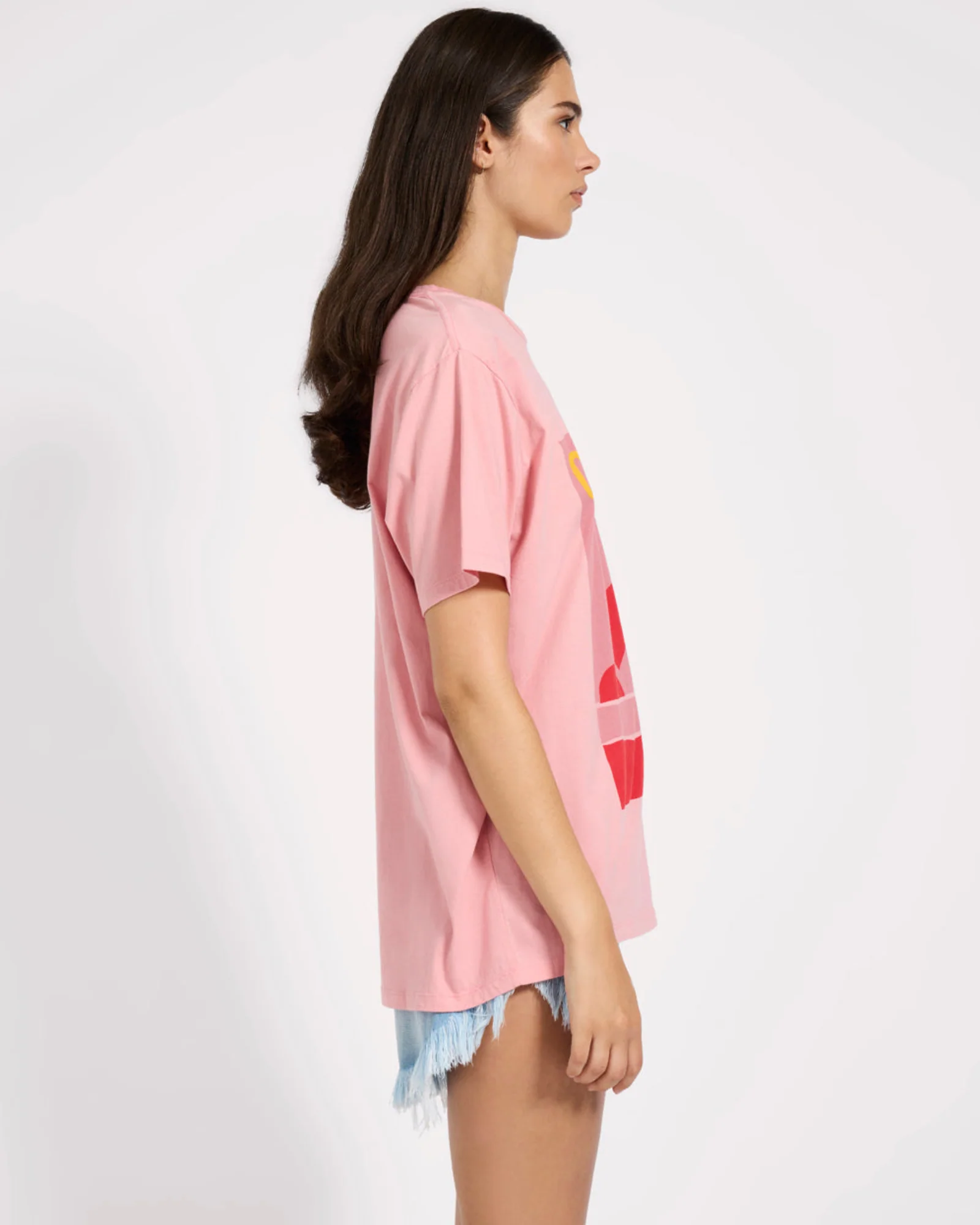 Caribbean Boyfriend Tee - Pink - Image 7
