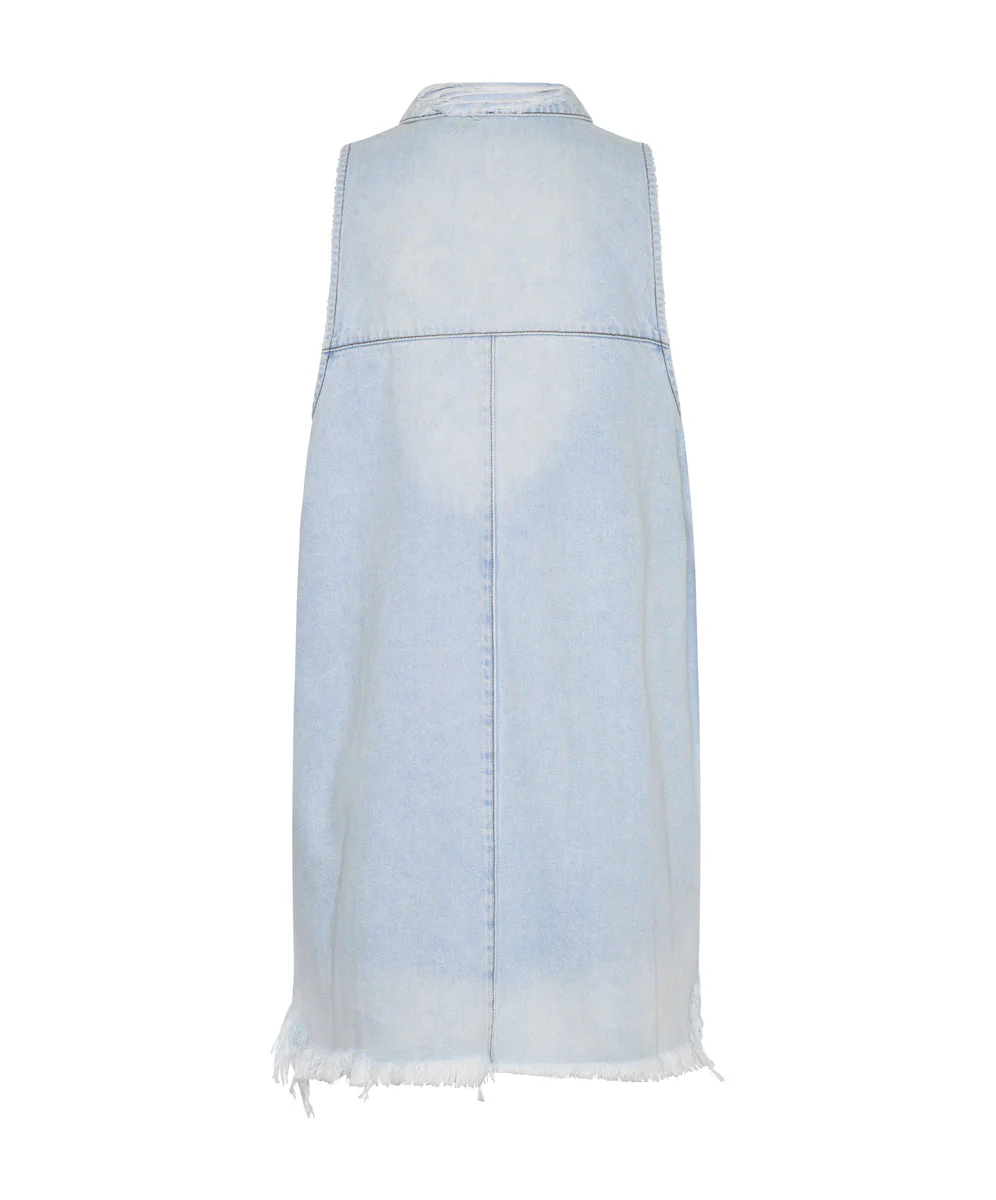 Braxton Mini Denim Dress - Casanova - Image 7