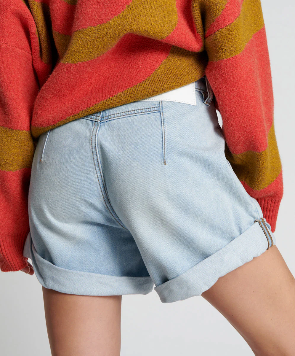 Streetwalkers High Waist 80S Fit Denim Shorts - Casanova - Image 5