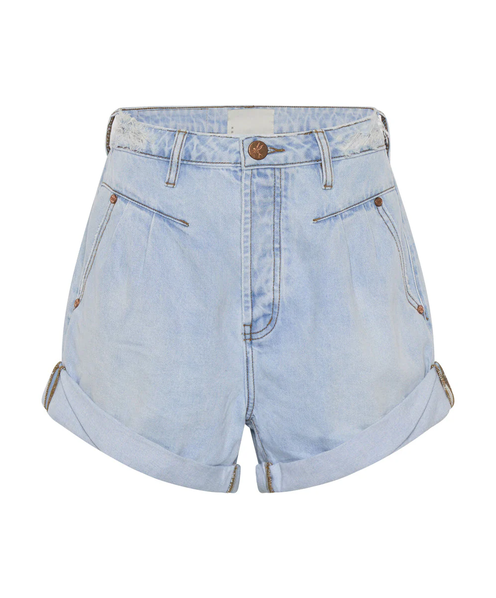Streetwalkers High Waist 80S Fit Denim Shorts - Casanova - Image 6