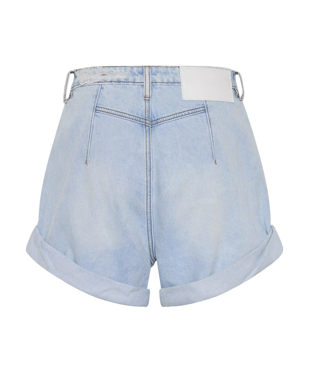 Streetwalkers High Waist 80S Fit Denim Shorts - Casanova - Image 7
