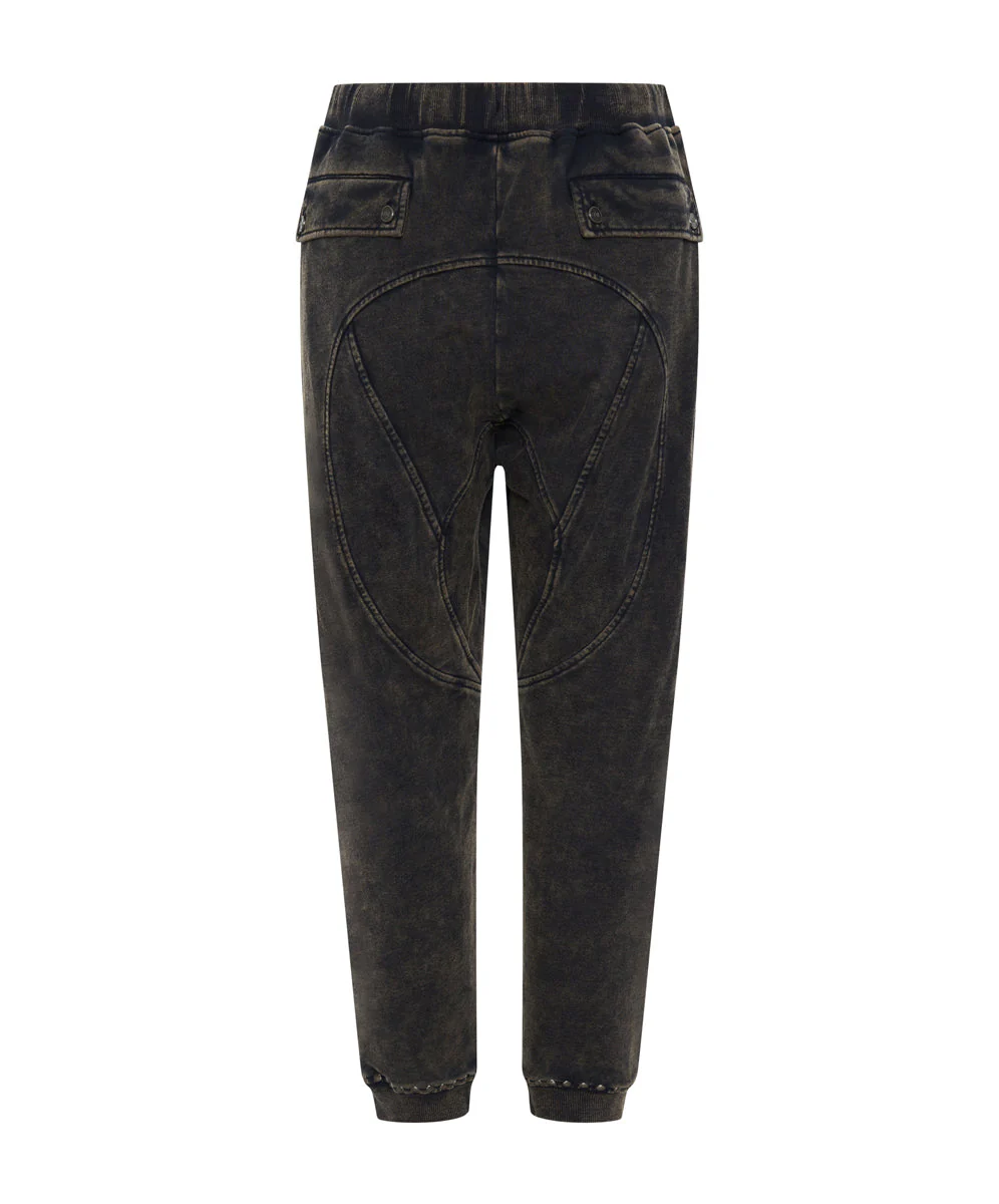 CHARCOAL STUDDED TRACKPANTS - Image 7