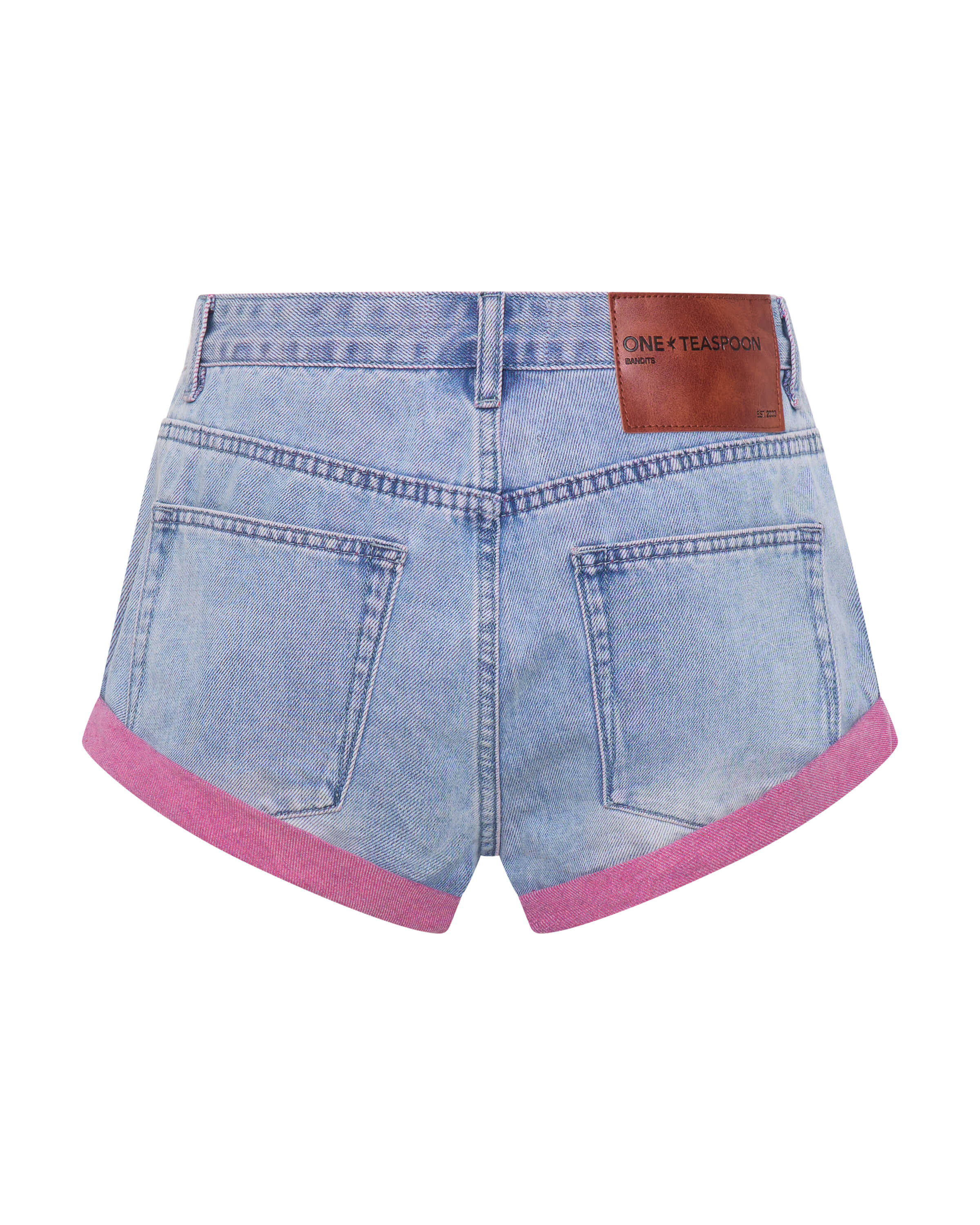 Bandits Low Waist Denim Shorts - Cheeky Blue - Image 13