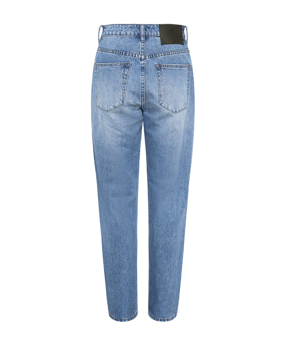 Awesome Baggies High Waist Straight Leg Denim Jeans - Ciao Blue - Image 7