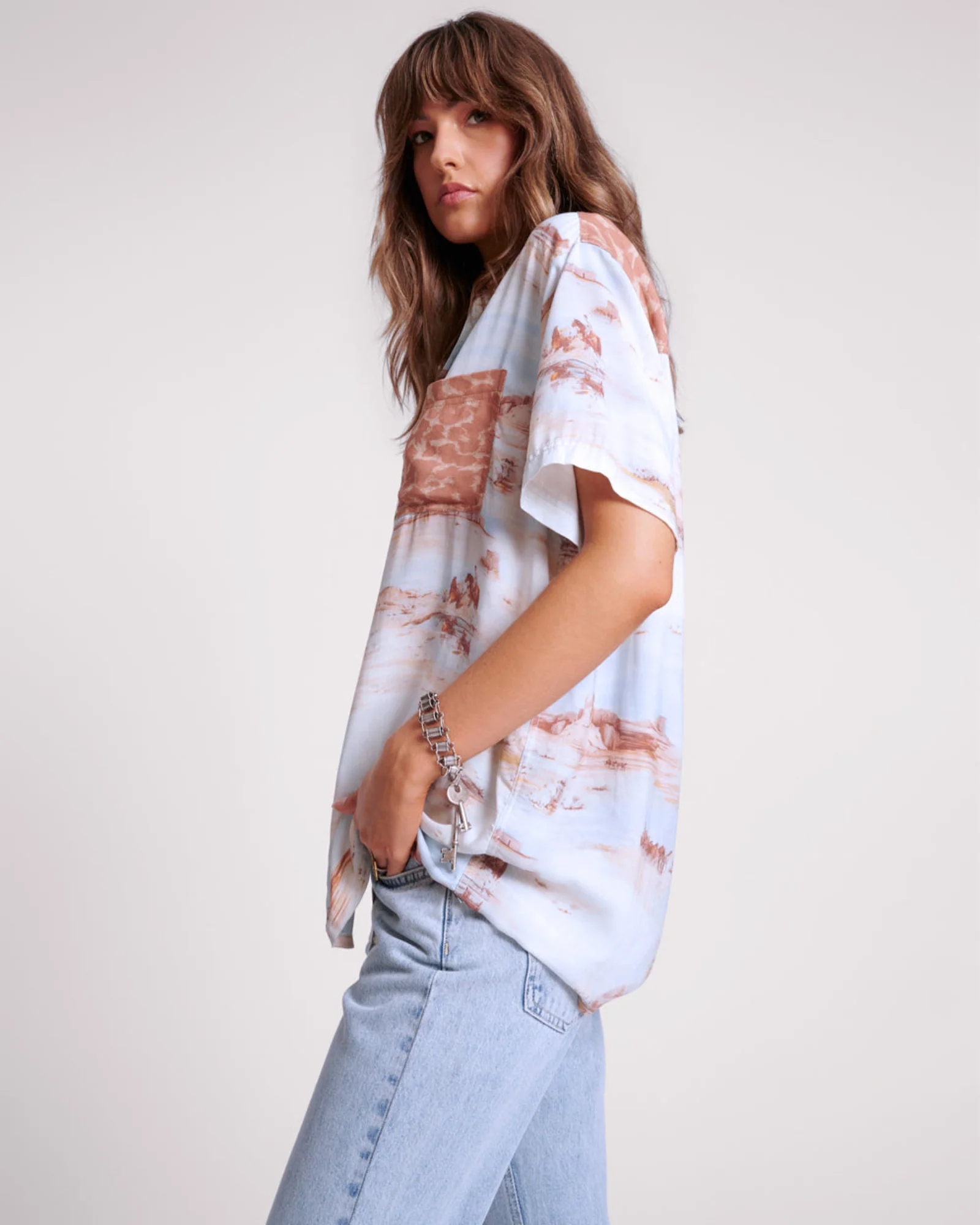 Cowboy Desert Ranch Shirt - Multi - Image 3