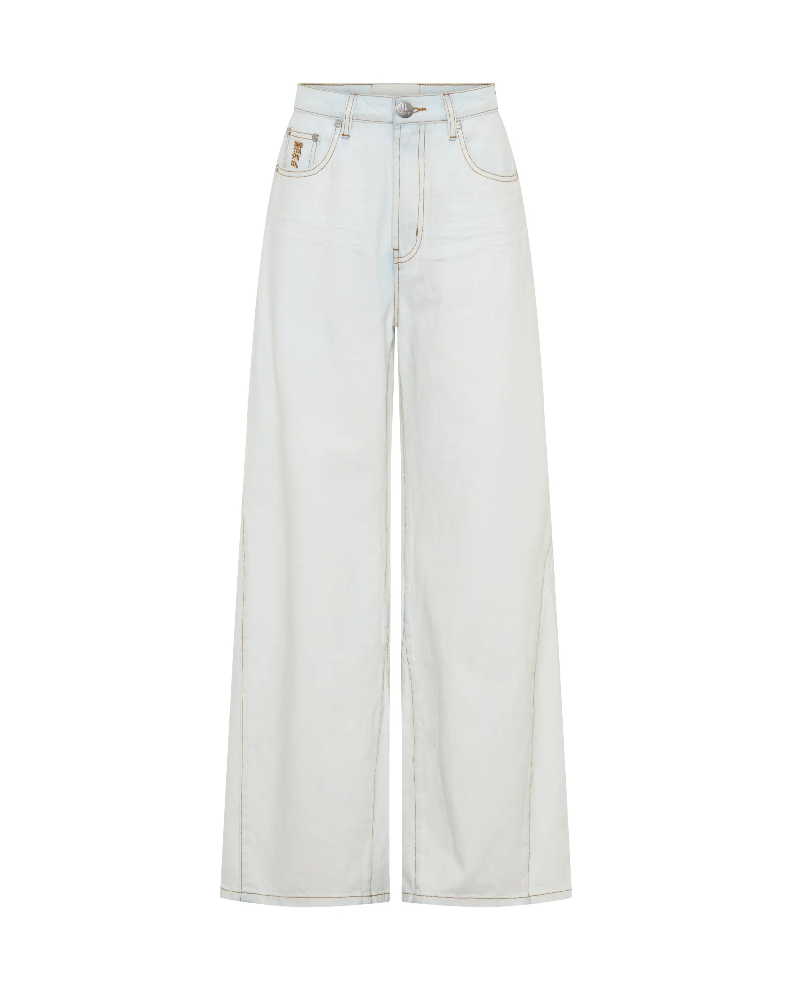 Cruisers Mid Waist Panel Bootcut Flare Denim Jeans - Arctic Blue - Image 11