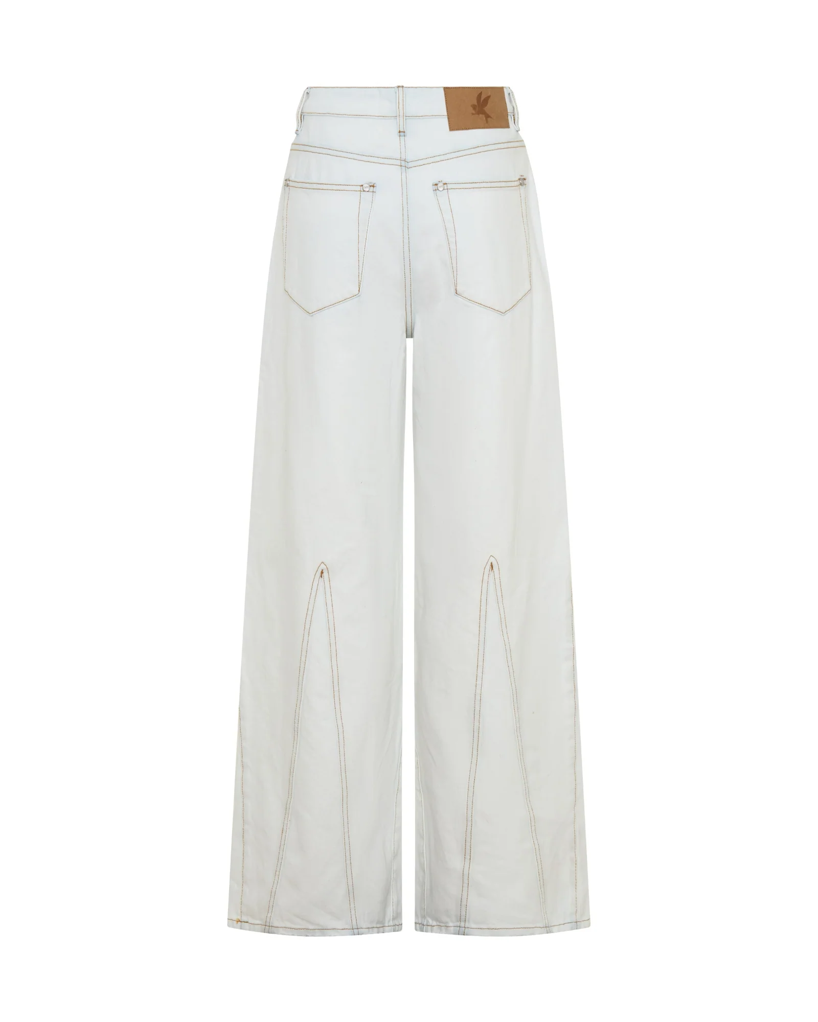 Cruisers Mid Waist Panel Bootcut Flare Denim Jeans - Arctic Blue - Image 12