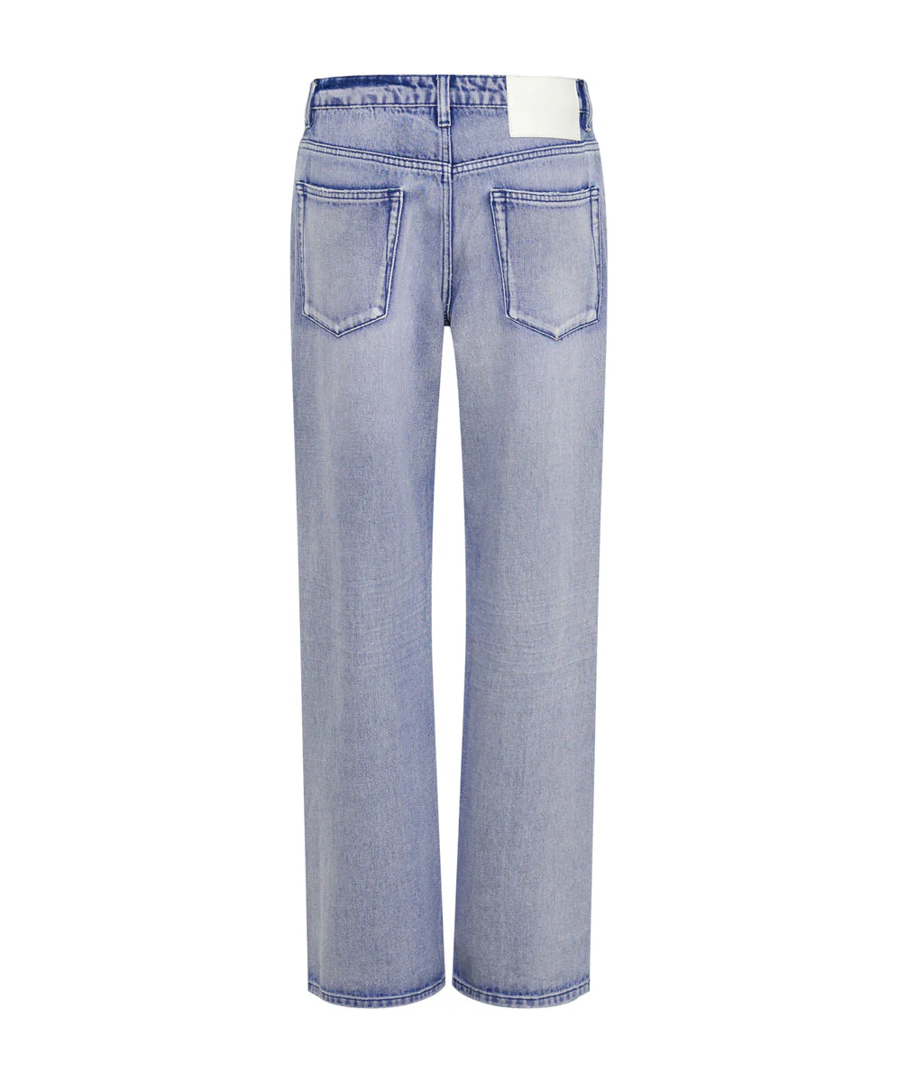Low Riders Low Waist Wide Leg Denim Jeans - Cupid Blue - Image 7
