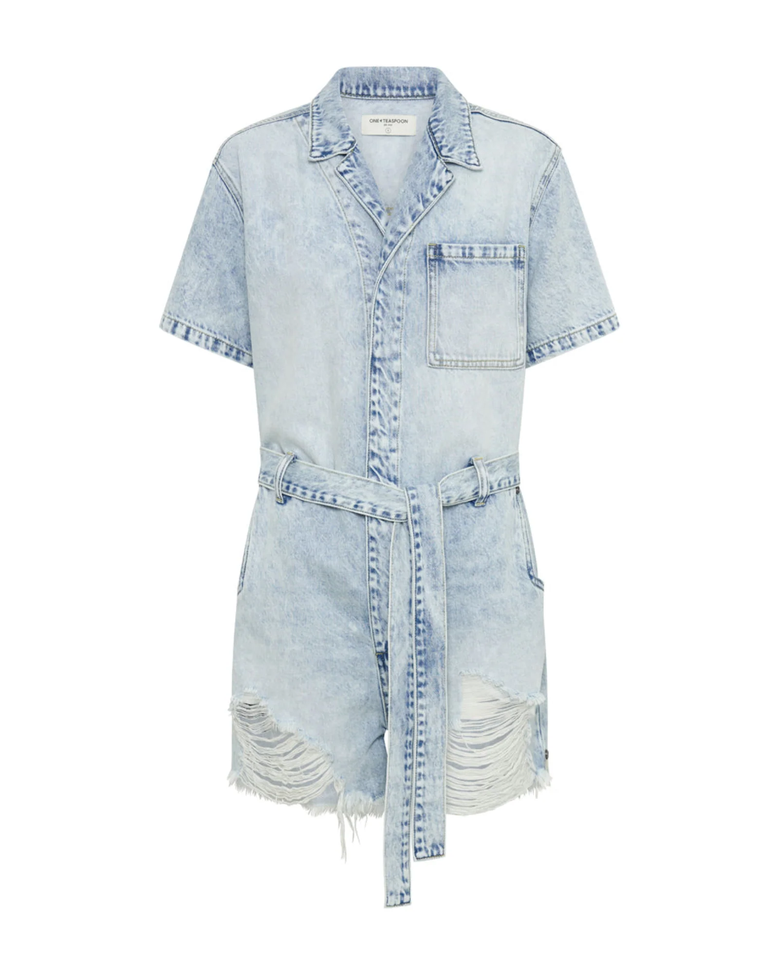 Night Movers Denim Jumpsuit - Depeche Blue - Image 6
