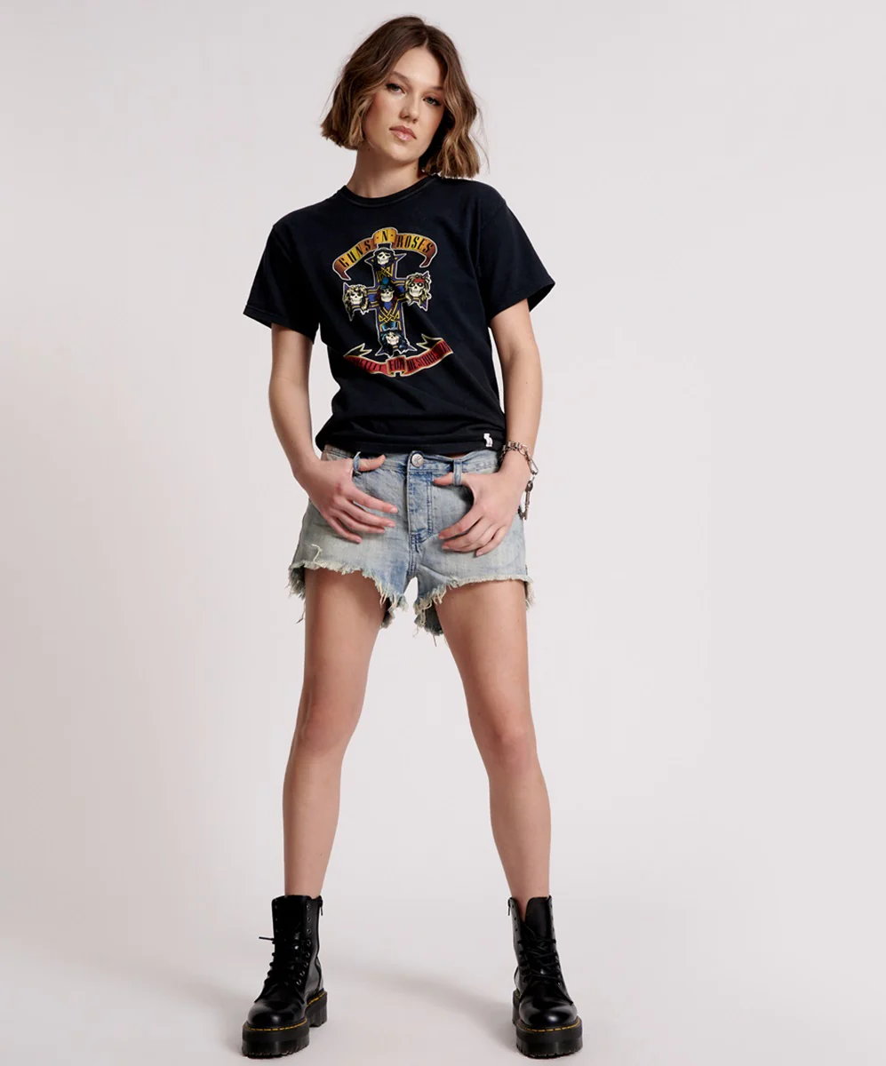 Bonitas Low Waist Denim Shorts - Diamonde - Image 2