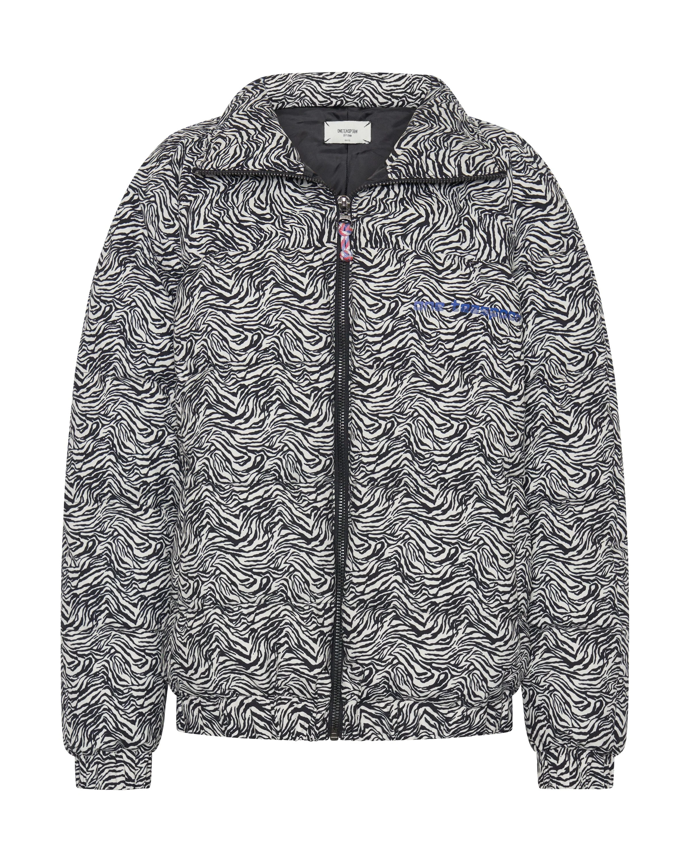 Puffa Jacket - Zebra Print - Image 6