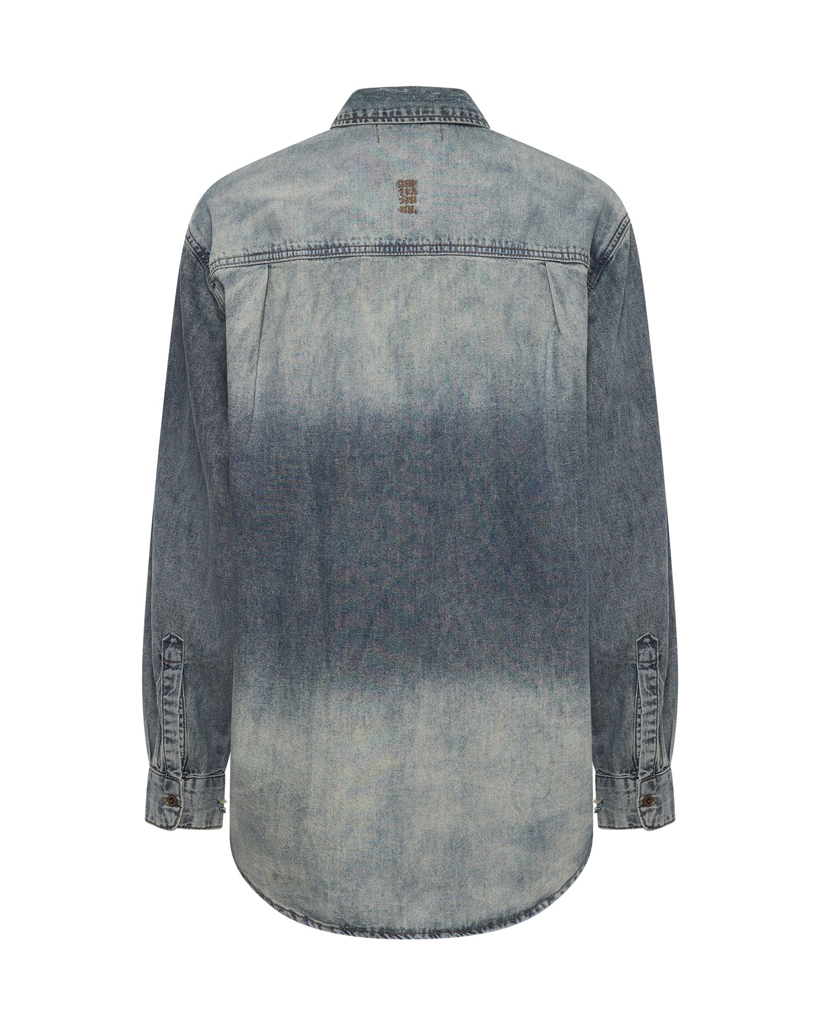 Everyday Denim Shirt - Dirty Blue - Image 7