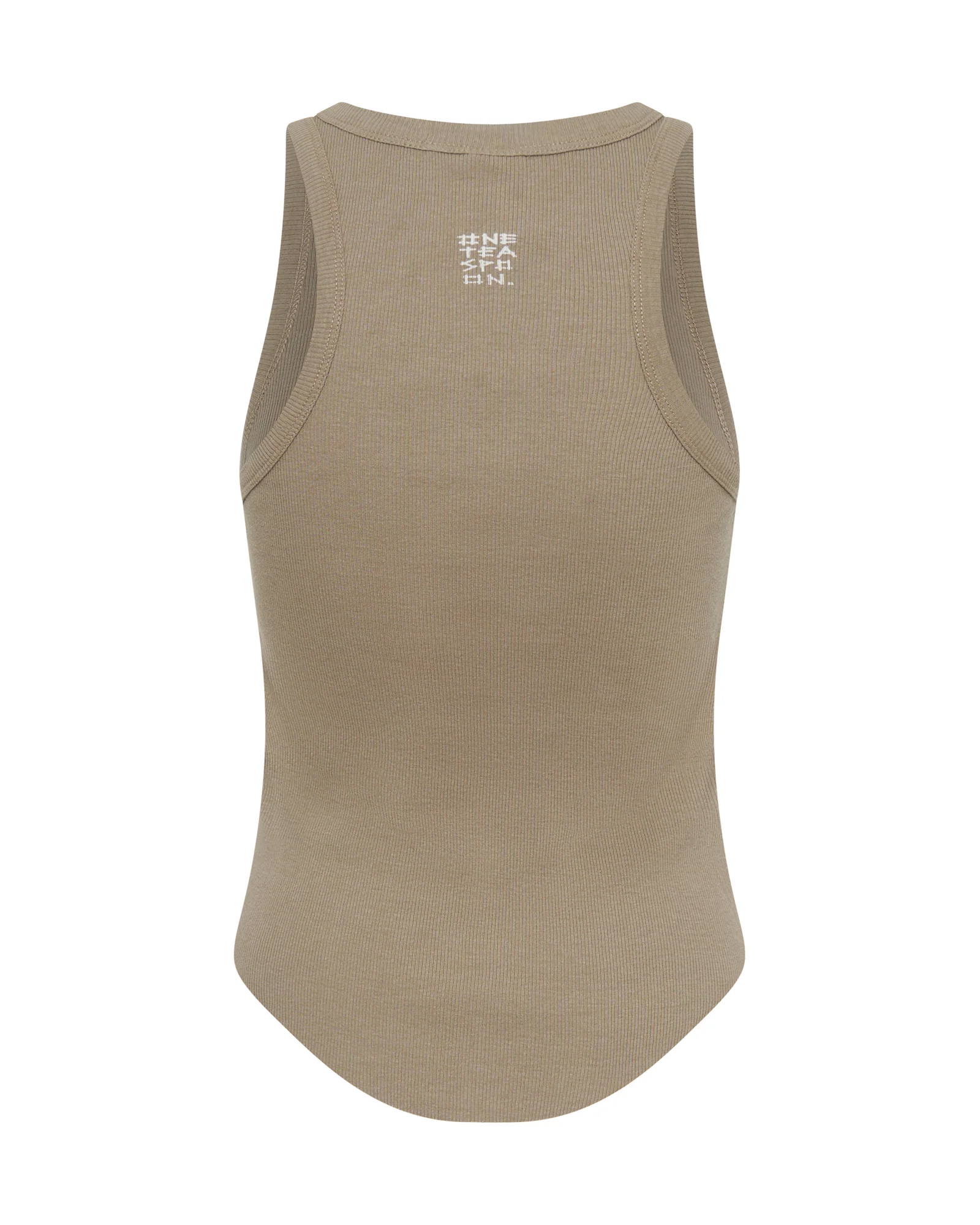 Distressed Ramone Rib Tank - Sand - Image 7