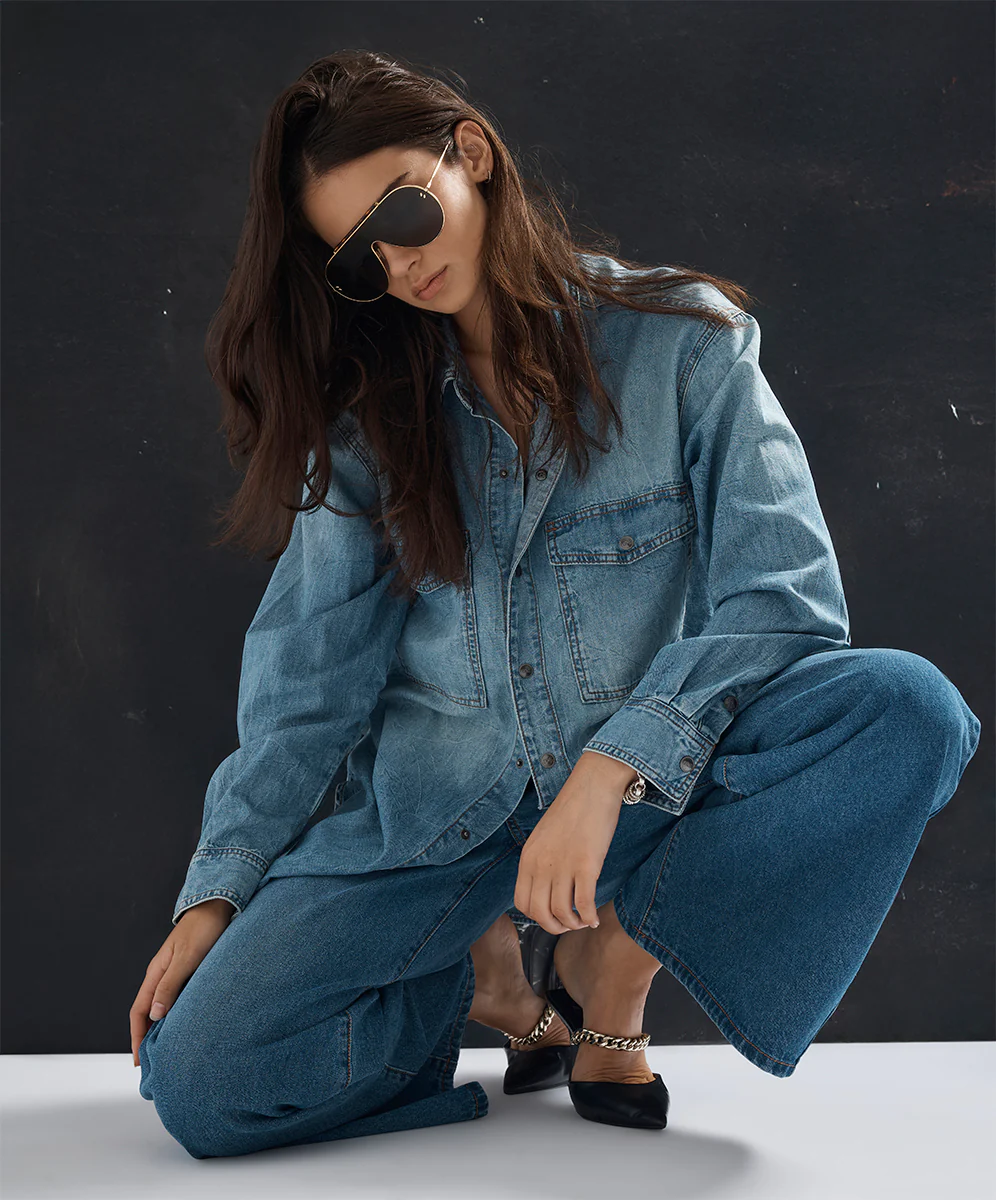 Essential Denim Shirt - Blue Crush - Image 11