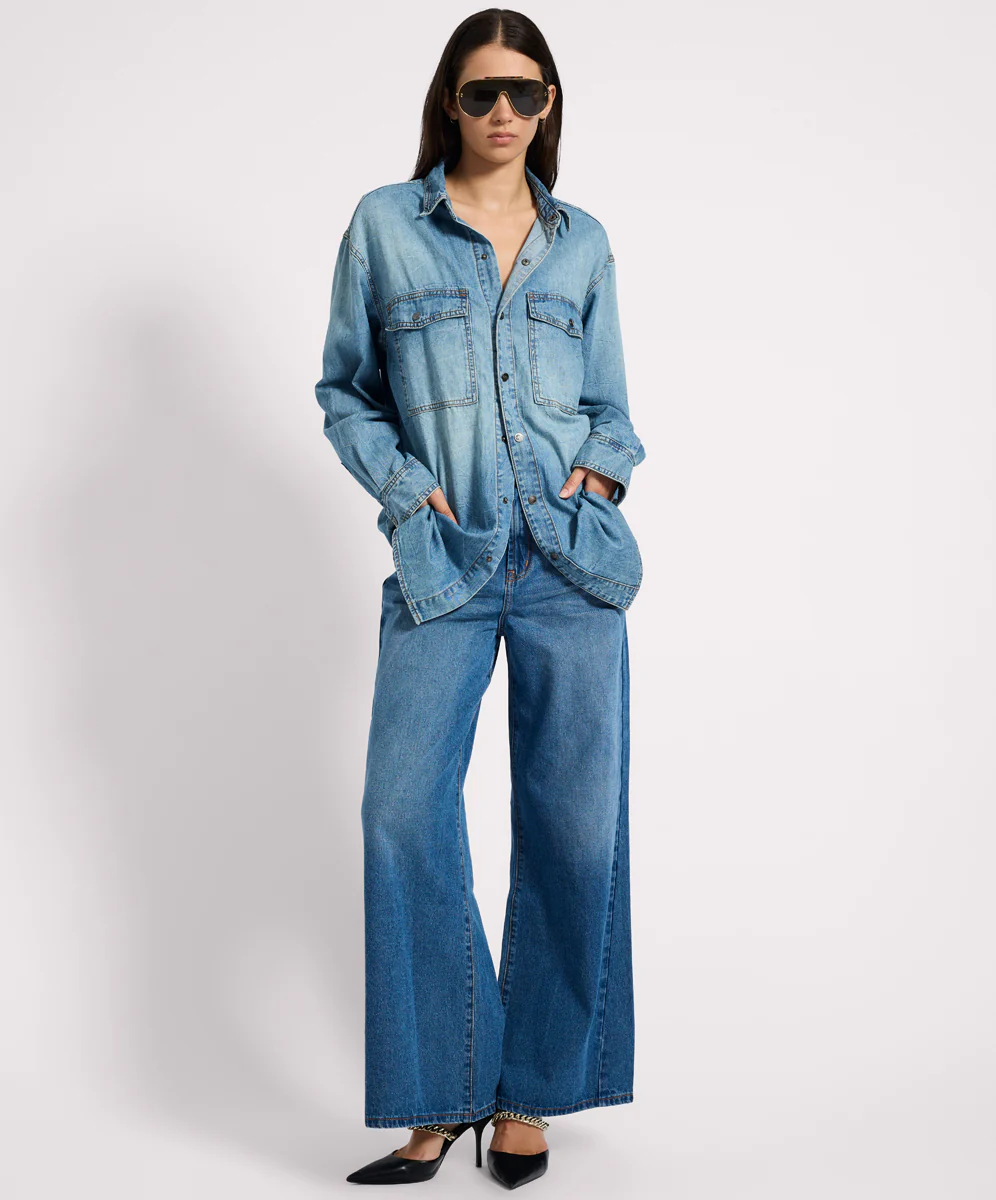 Essential Denim Shirt - Blue Crush - Image 2