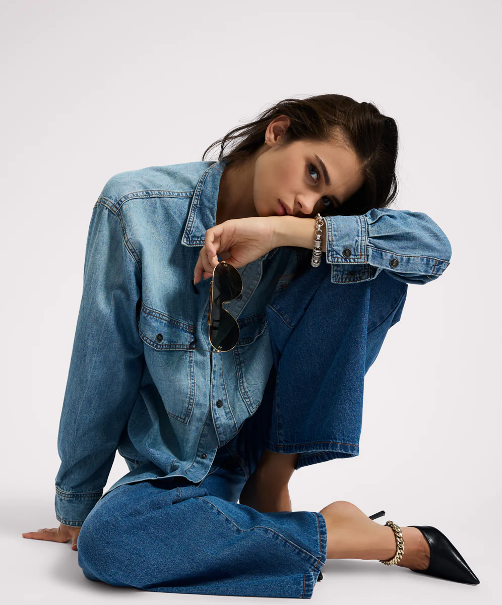Essential Denim Shirt - Blue Crush - Image 9