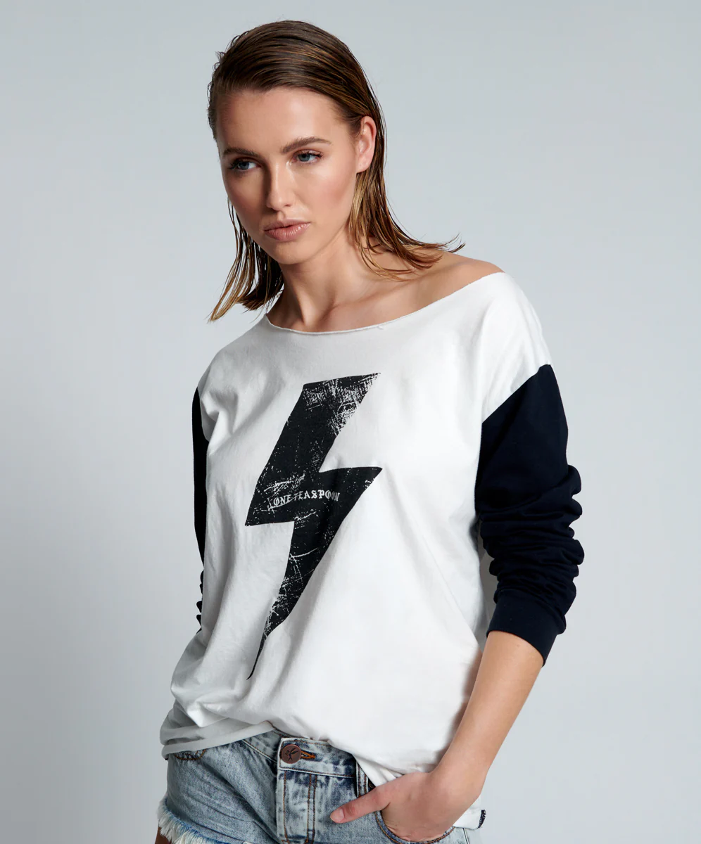 FLASH DANCE LIGHTNING LONGSLEEVE TEE - Image 3