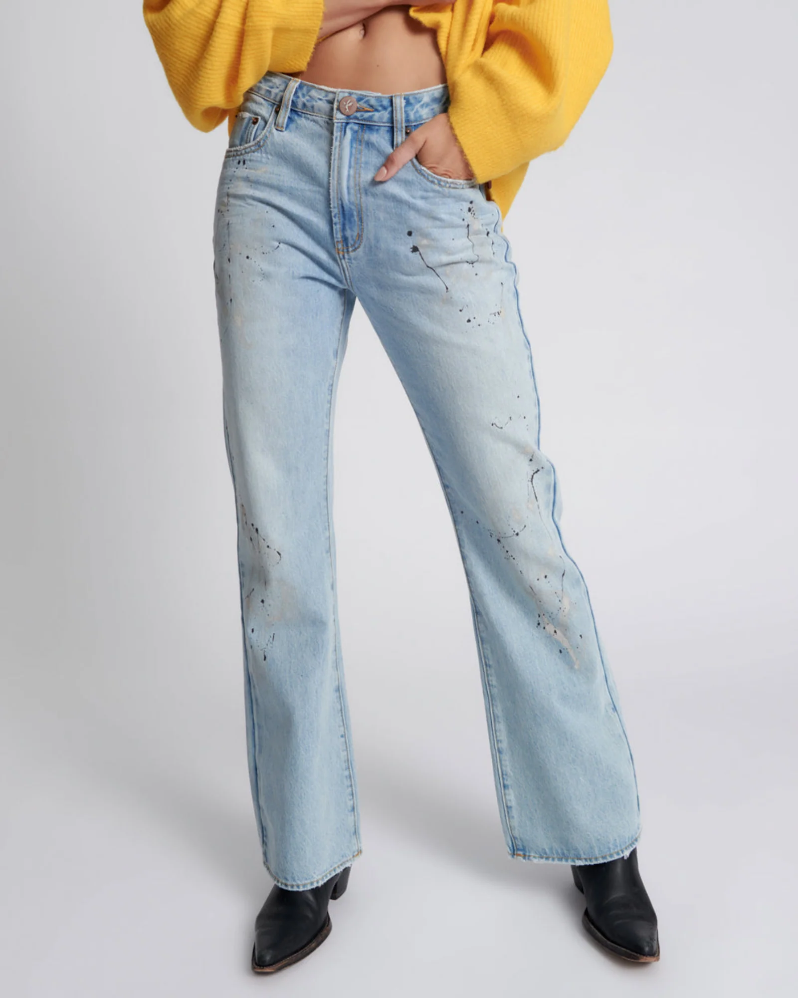 Charlie High Waist Slim Flared Denim Jeans - Fleetwood Artiste - Image 2