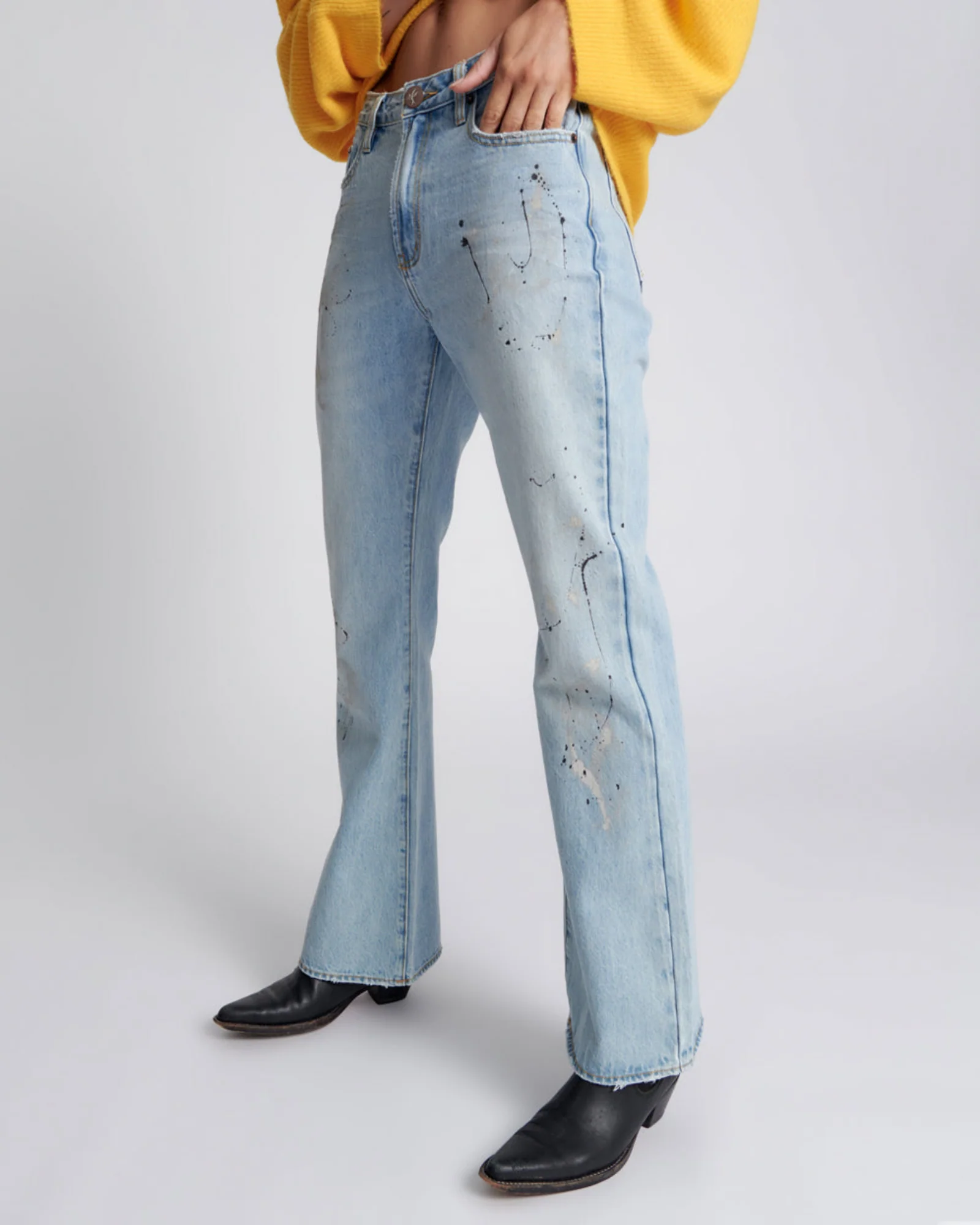Charlie High Waist Slim Flared Denim Jeans - Fleetwood Artiste - Image 3