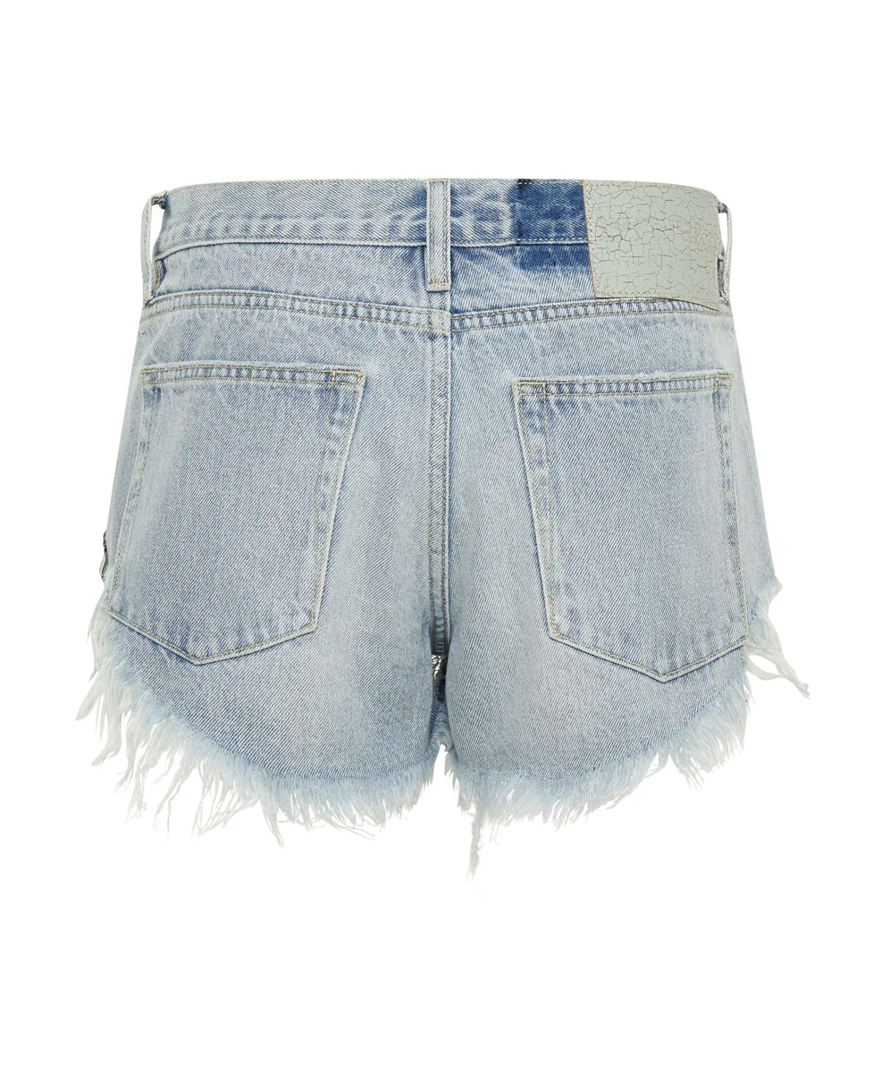 Bonitas Low Waist Denim Shorts - Fleetwood Blue - Image 7