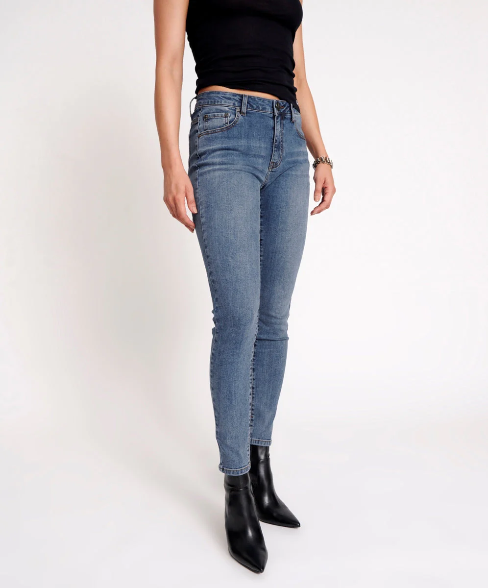 Freebirds High Waist Rigid Skinny Denim Jeans - Image 2