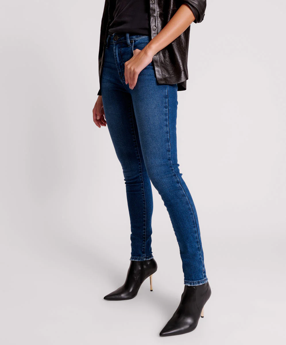 Freebirds II High Waist Stretch Skinny Denim Jeans - Image 3