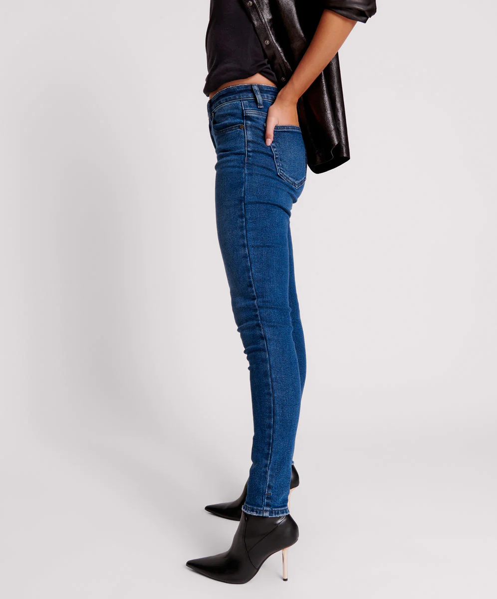 Freebirds II High Waist Stretch Skinny Denim Jeans - Image 4
