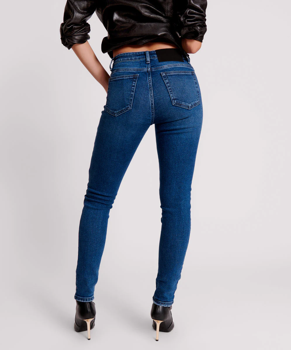 Freebirds II High Waist Stretch Skinny Denim Jeans - Image 5