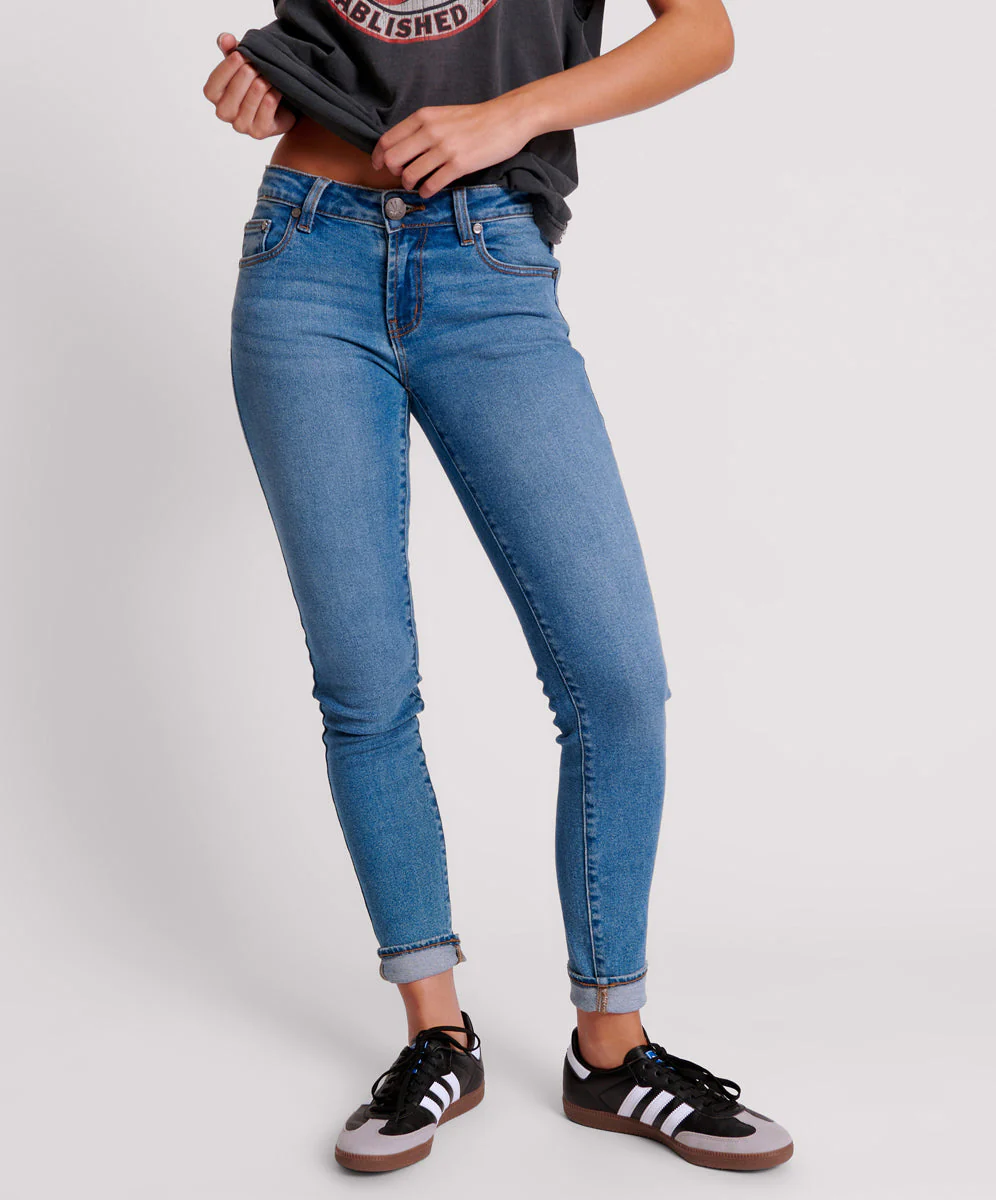 Freebirds II Low Waist Stretch Skinny Denim Jeans - Image 2