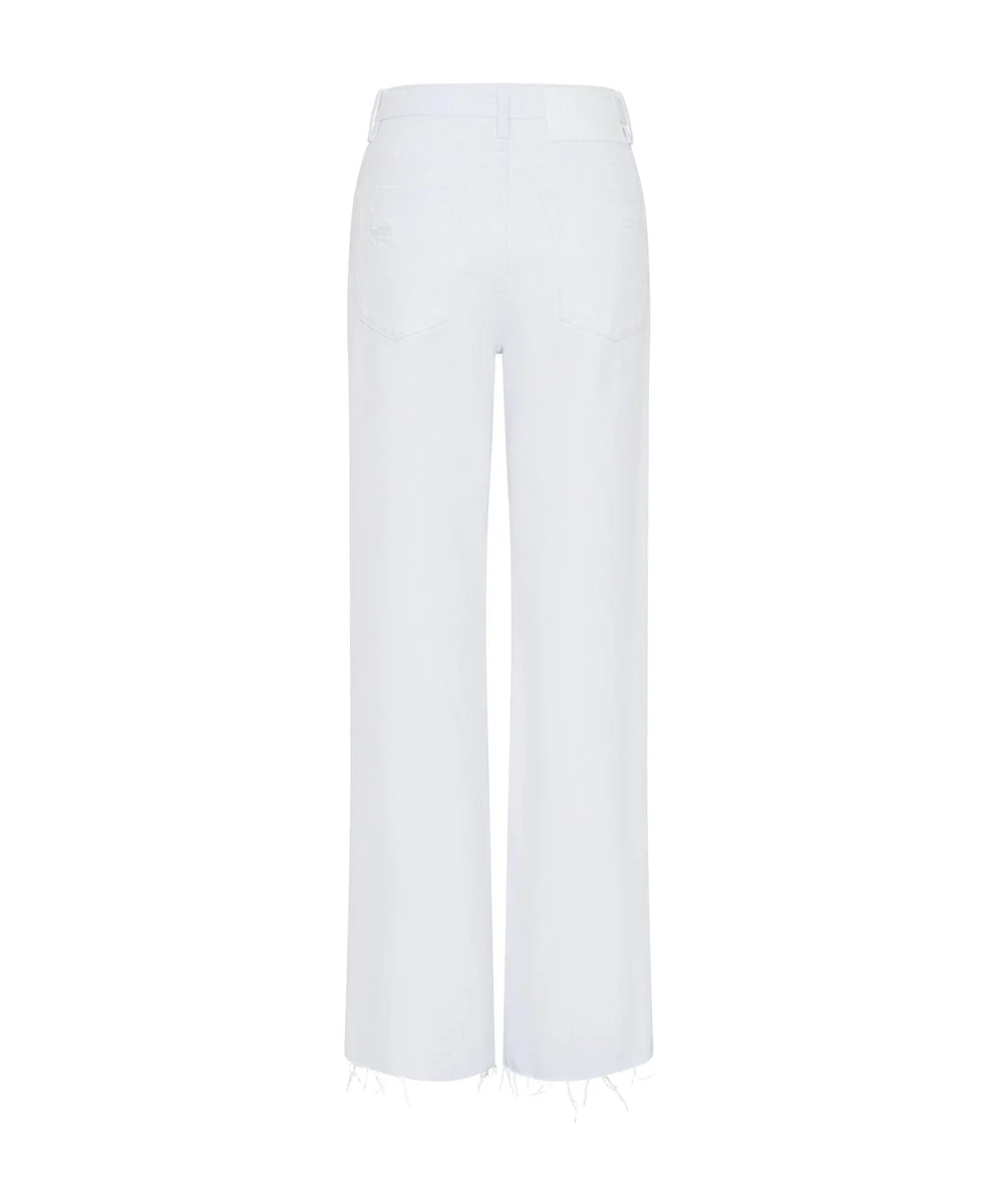 FRESH WHITE JACKSON MID WAIST WIDE LEG JEANS - Image 7