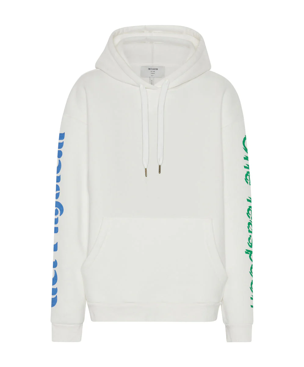 Get Physical Oversized Sweater Hoody - White - Image 6