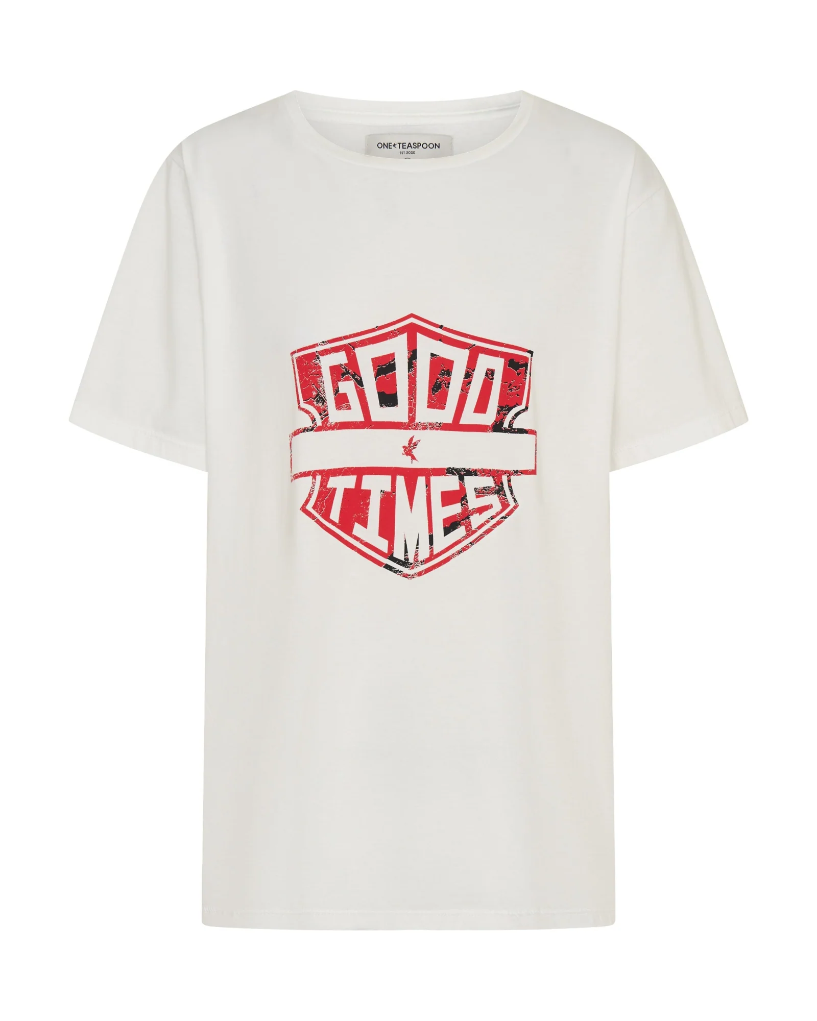 Good Times Boyfriend Tee - White - Image 10