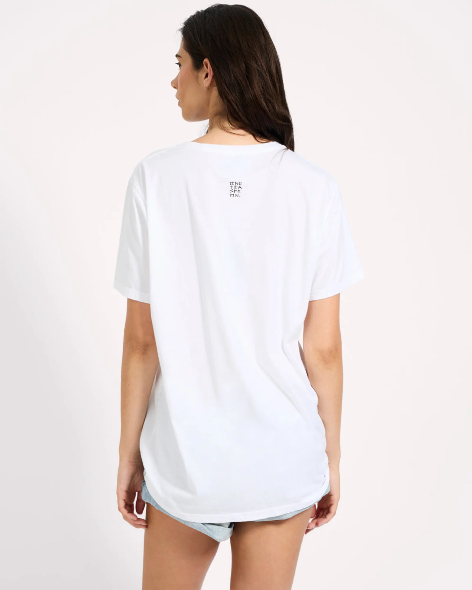 Good Times Boyfriend Tee - White - Image 5