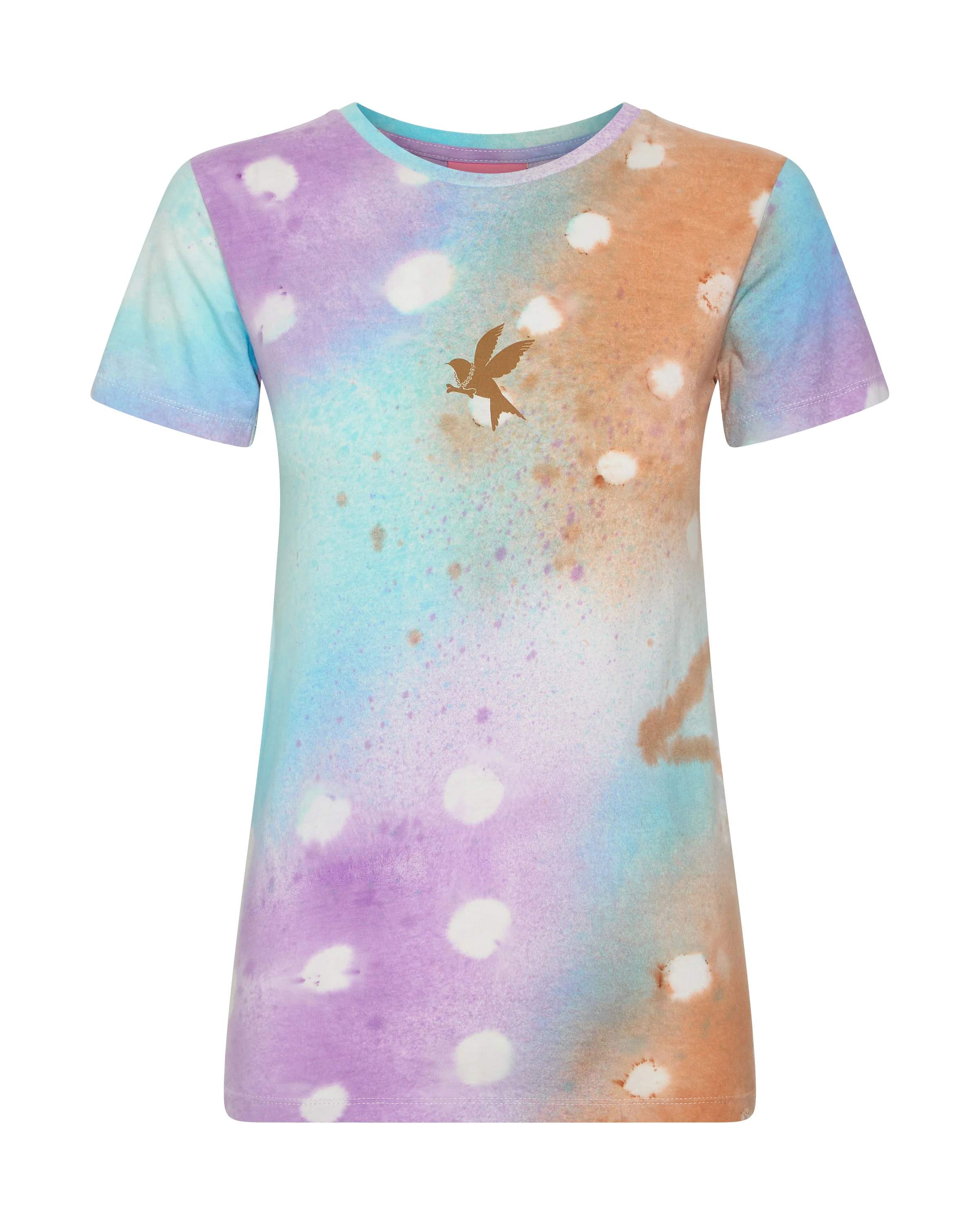 GRAFFITI TIE DYE ORGANIC FITTED TEE - Image 6