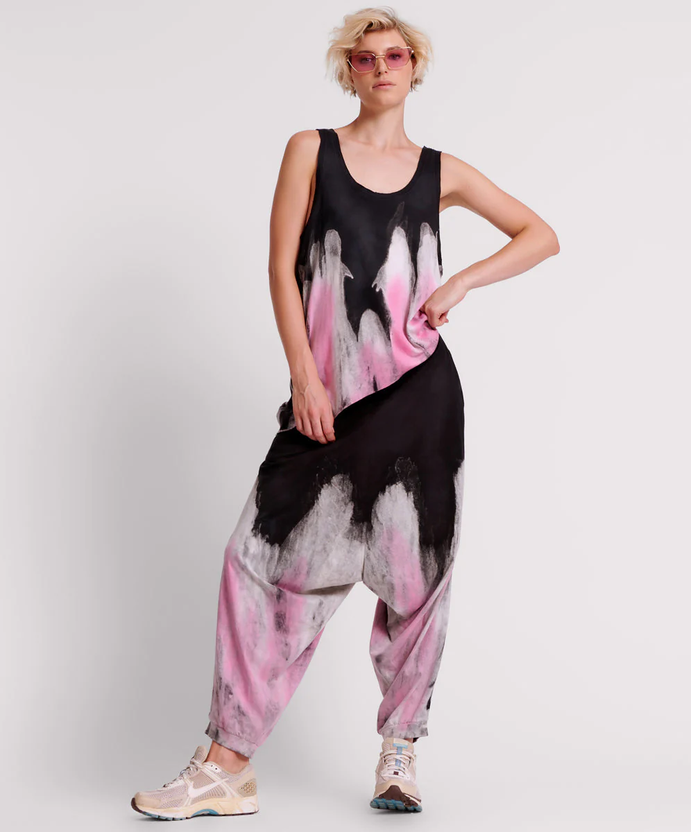 HAND DYED ICECREAM DYNAMIC HAREM PANTS