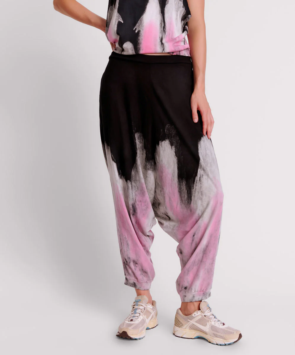 HAND DYED ICECREAM DYNAMIC HAREM PANTS - Image 2