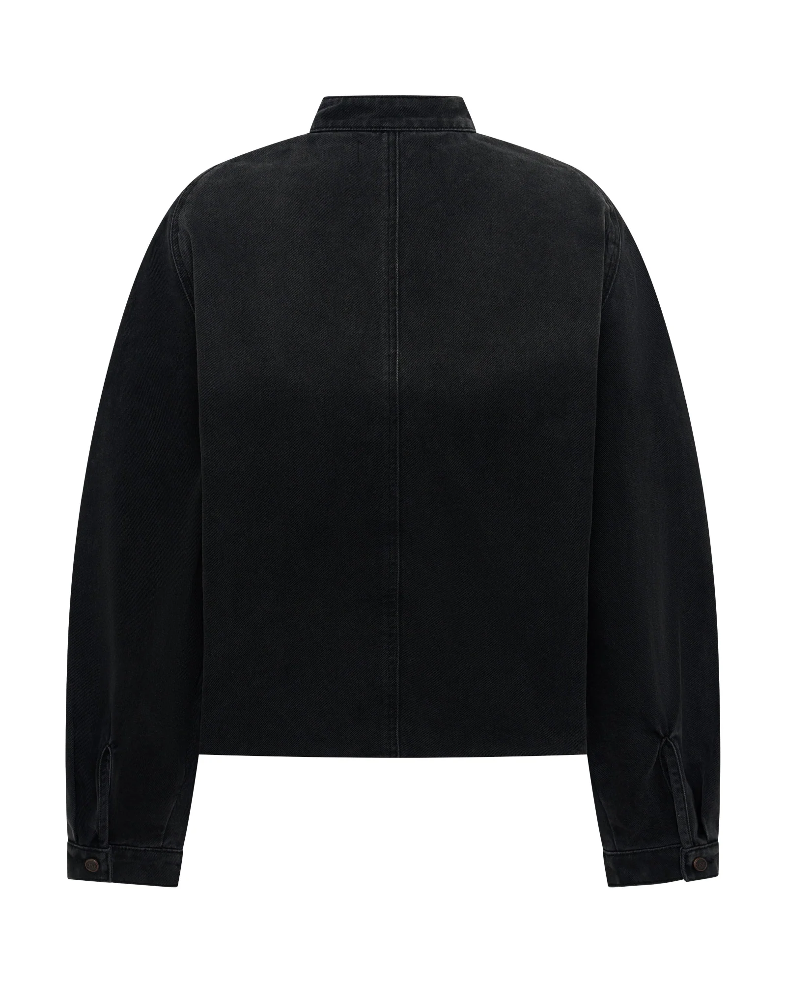 Harley Denim Bomber Jacket - Smokey Black - Image 10
