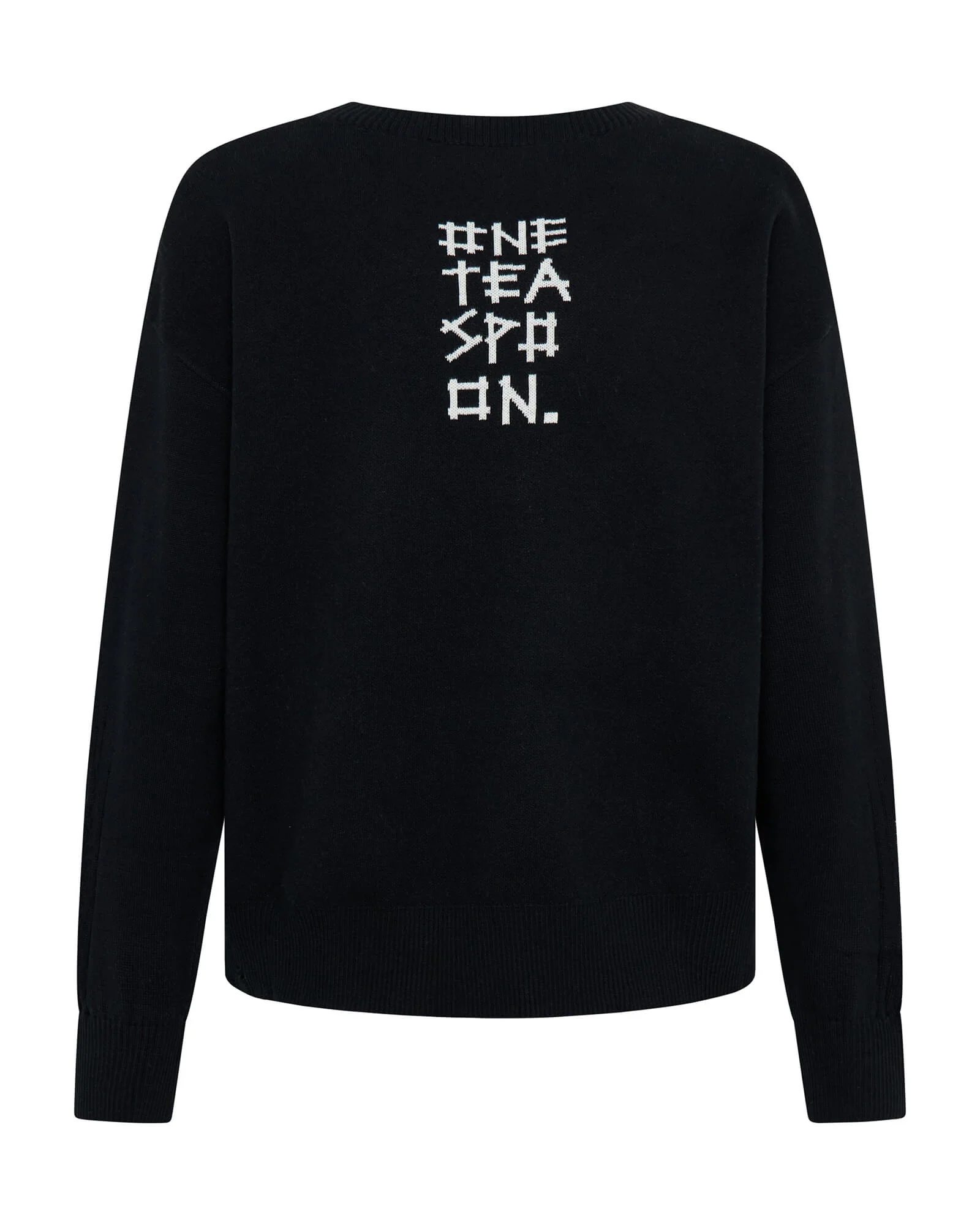 Heart O Steel Knit Jumper - Black - Image 8