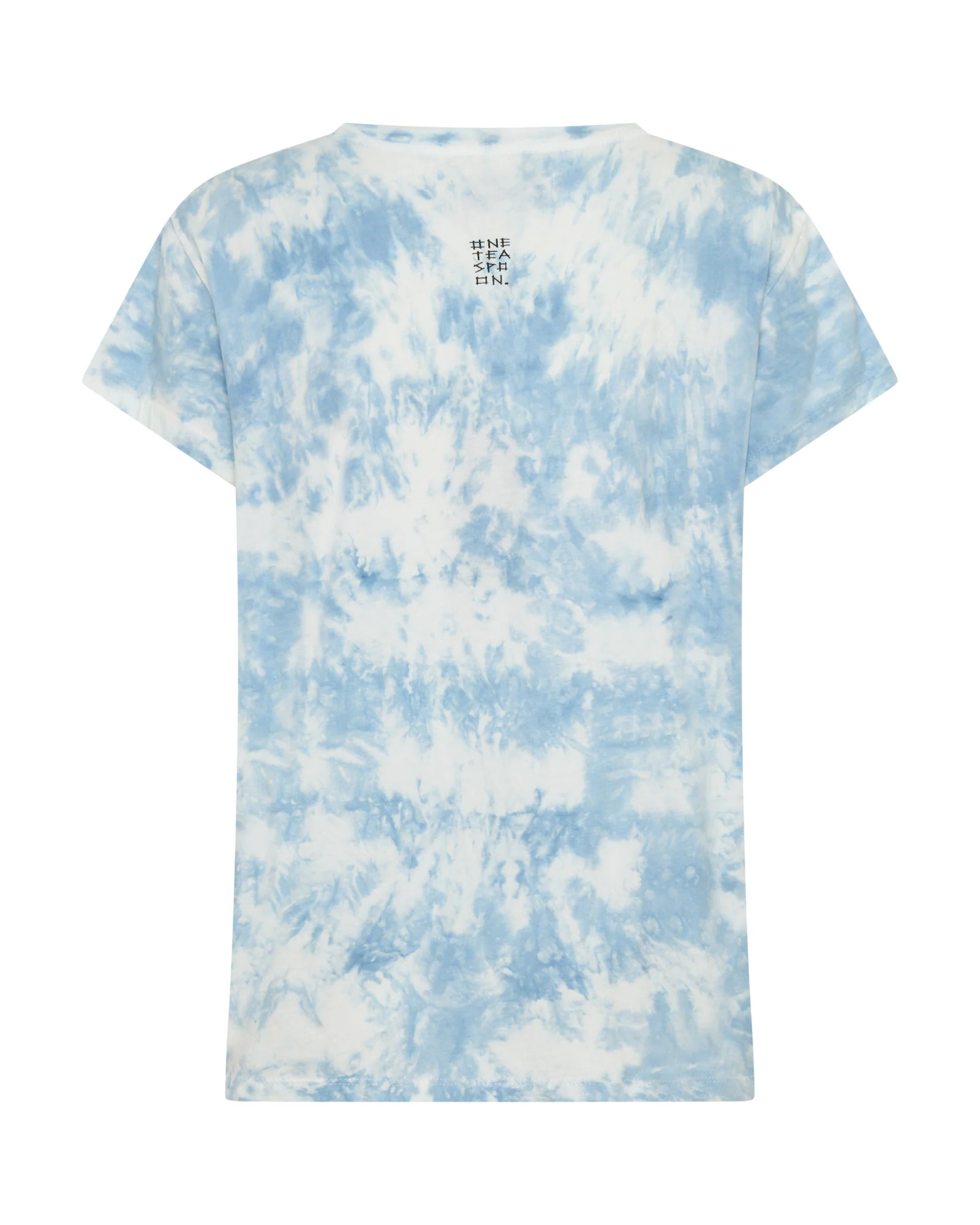Heart Tie Dye Classic Tee - Faded Blue - Image 12