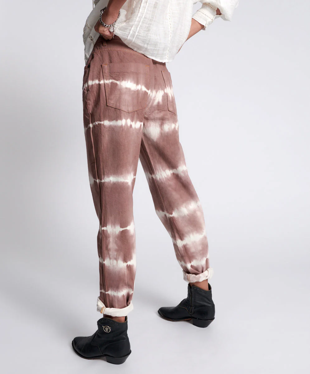 1982S High Waist Balloon Denim Jeans - Tie Dye - Image 4