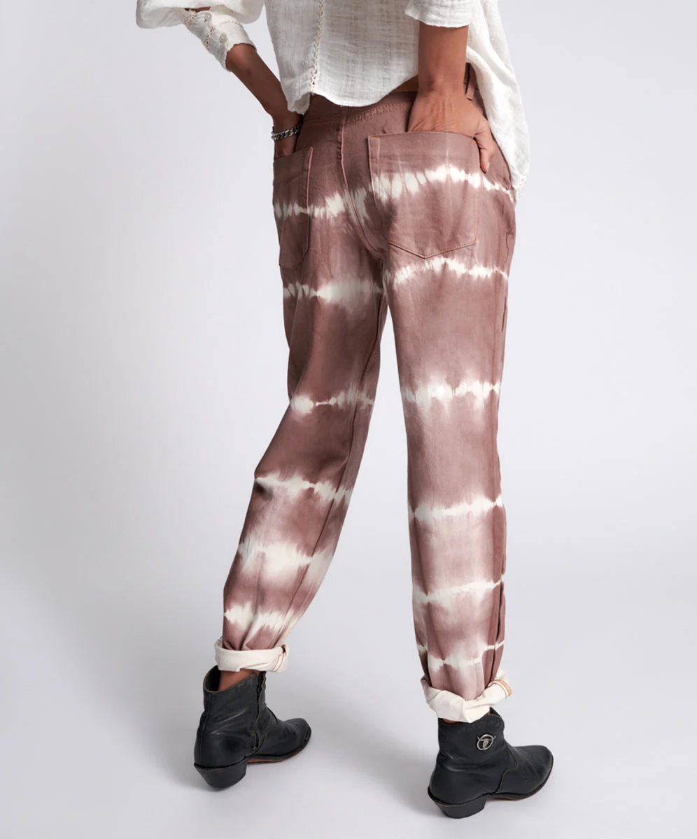 1982S High Waist Balloon Denim Jeans - Tie Dye - Image 5