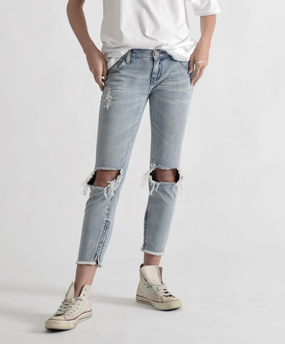 Freebirds Low Waist Rigid Skinny Denim Jeans - Hendrixe - Image 2