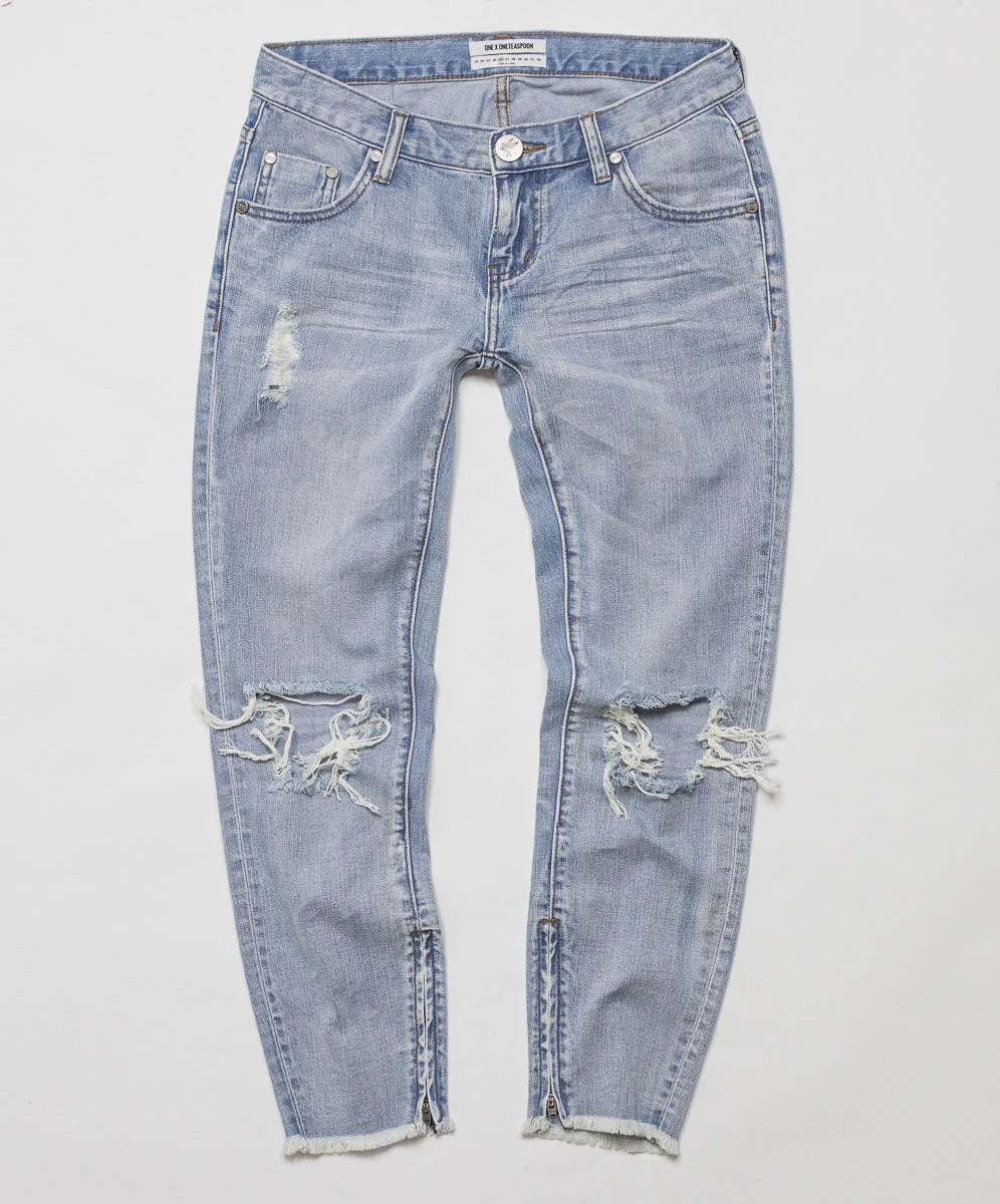 Freebirds Low Waist Rigid Skinny Denim Jeans - Hendrixe - Image 6