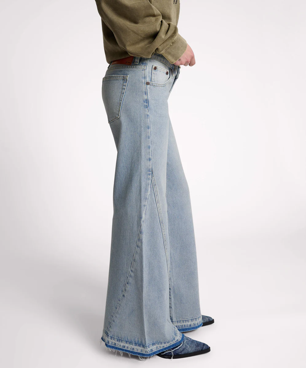Johnnies Low Waist Wide Leg Denim Jeans - Hendrixe - Image 5