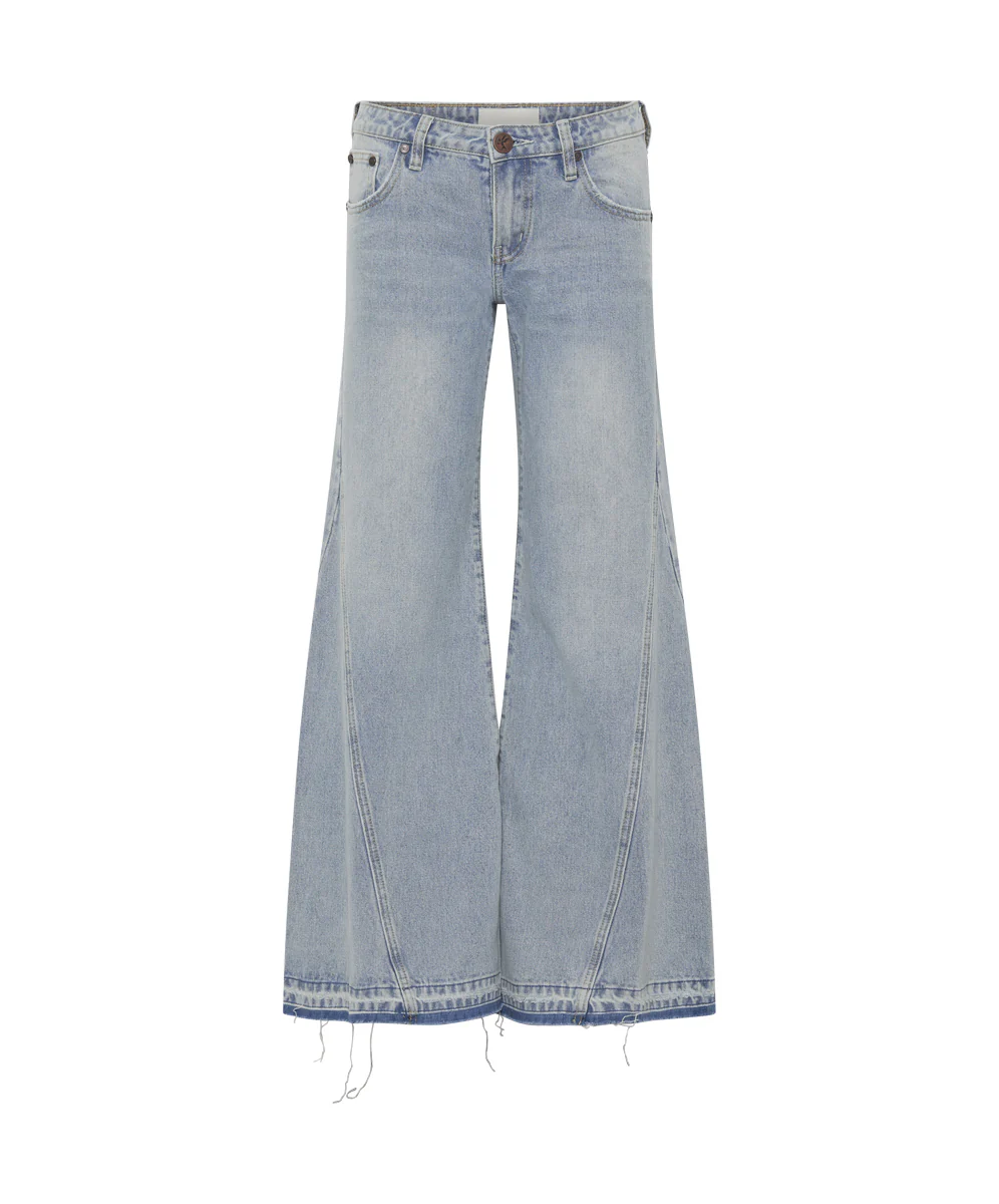 Johnnies Low Waist Wide Leg Denim Jeans - Hendrixe - Image 6