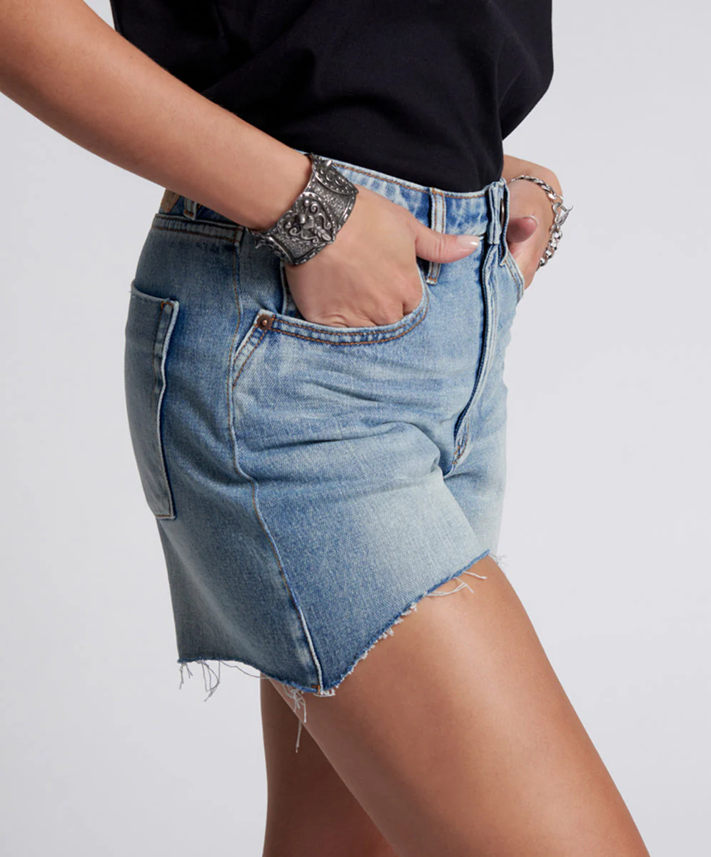Legends High Waist Mom Fit Denim Shorts - Hendrixe - Image 5